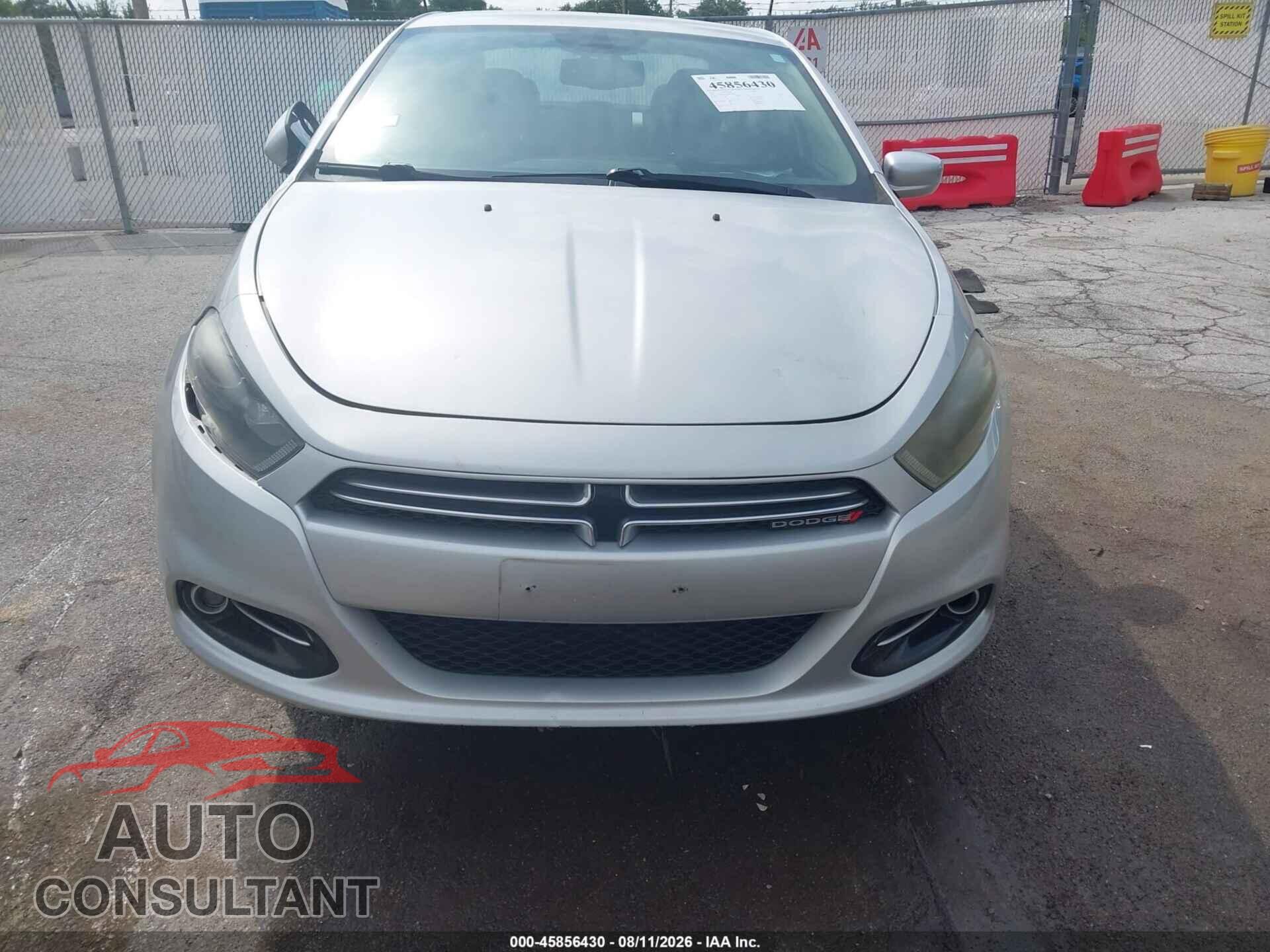 DODGE DART 2013 - 1C3CDFBA2DD307523