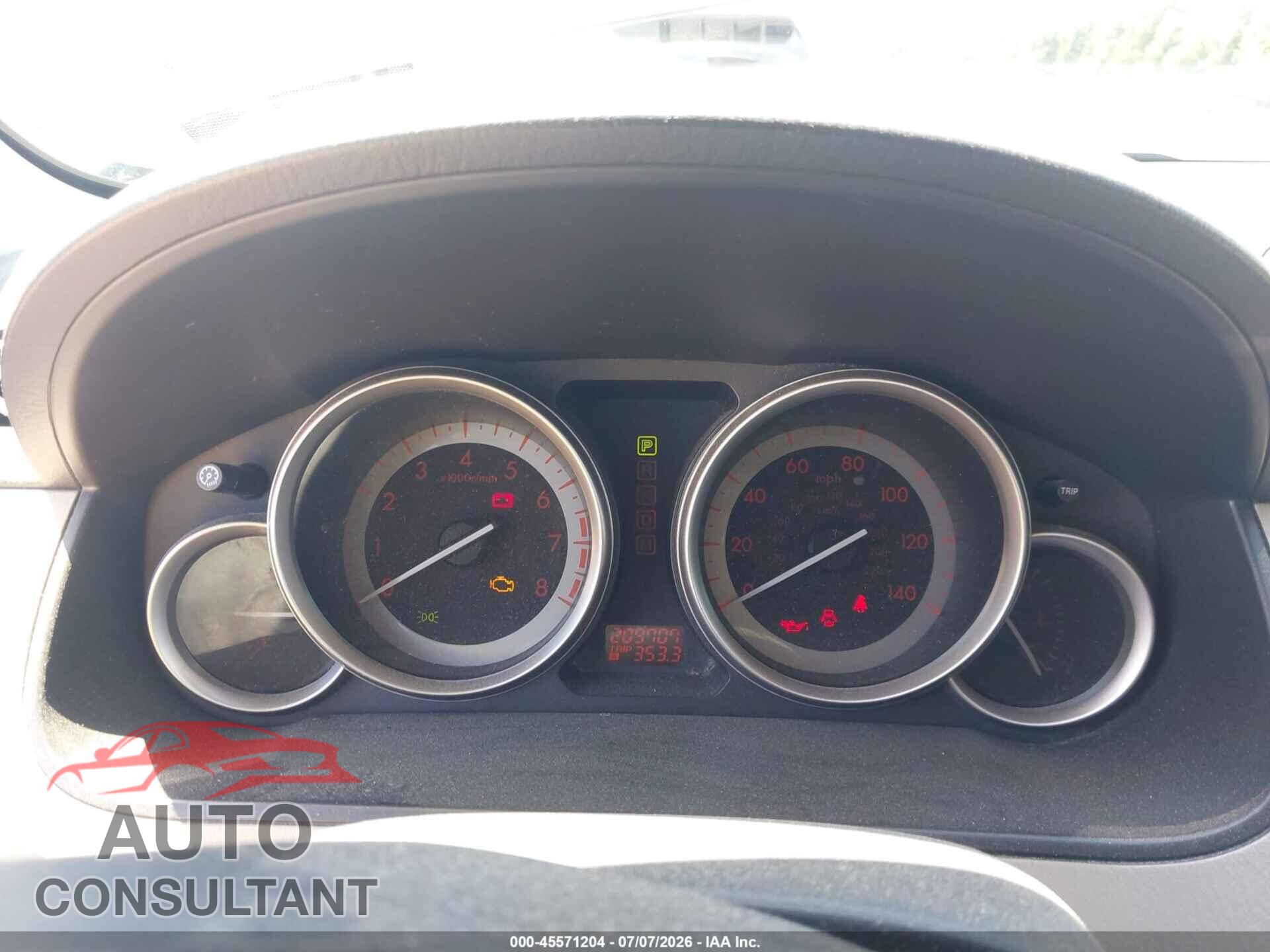 MAZDA CX-9 2010 - JM3TB2MA7A0217852