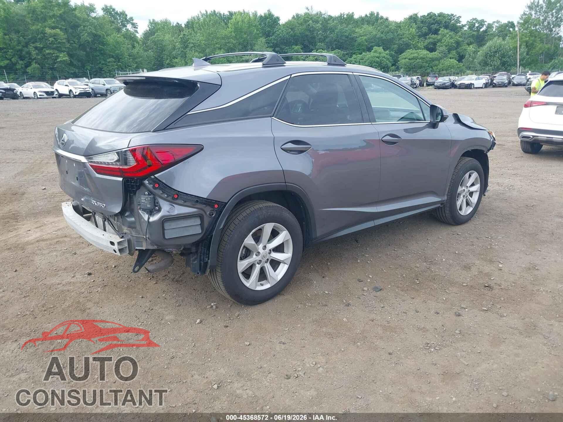 LEXUS RX 350 2017 - 2T2BZMCA4HC096786