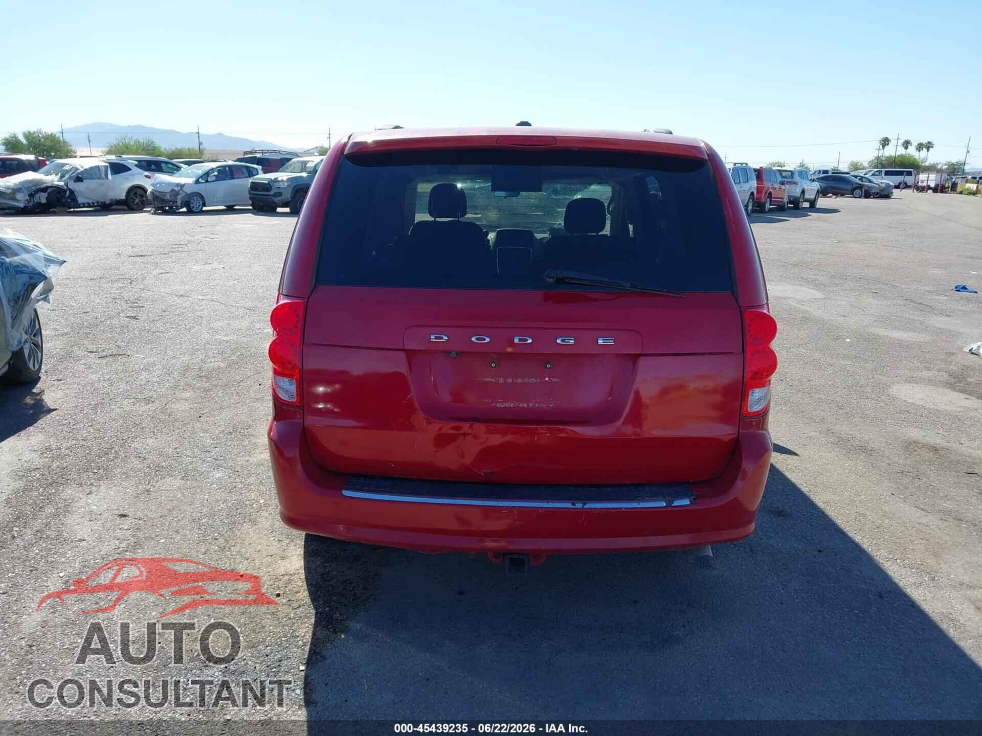 DODGE GRAND CARAVAN 2012 - 2C4RDGDG0CR321820