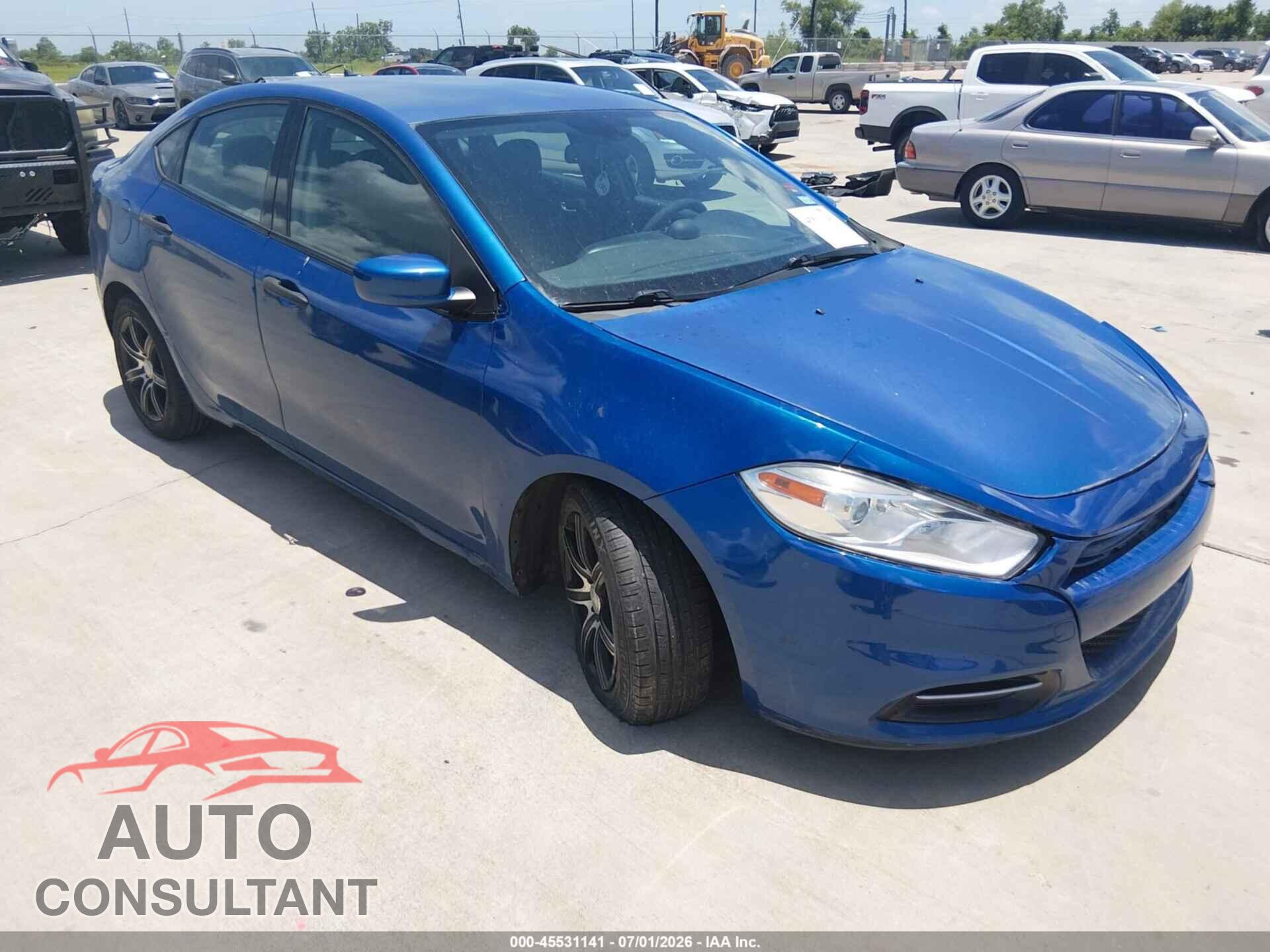 DODGE DART 2013 - 1C3CDFAA2DD305854