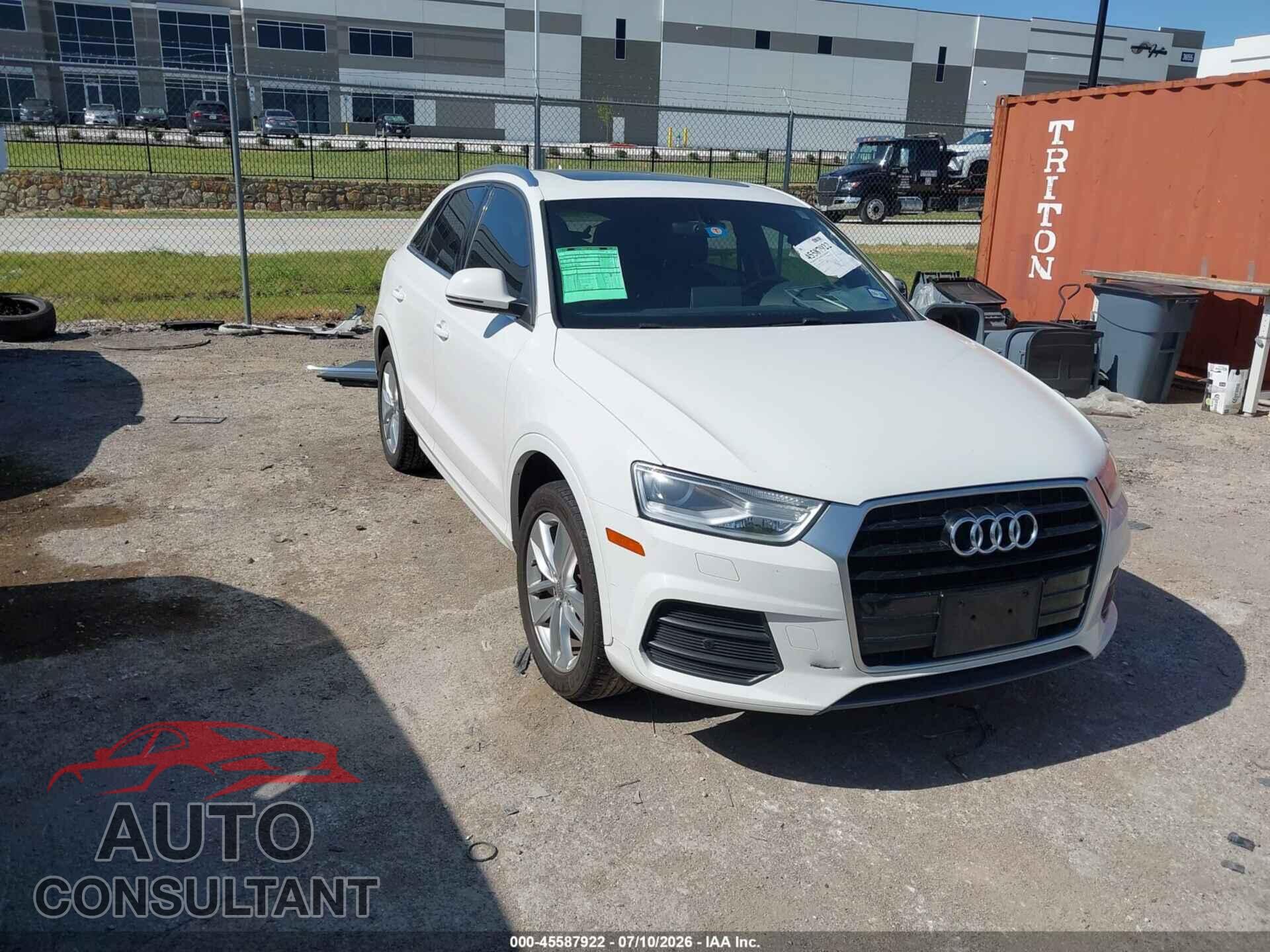 AUDI Q3 2016 - WA1BFCFS3GR003525