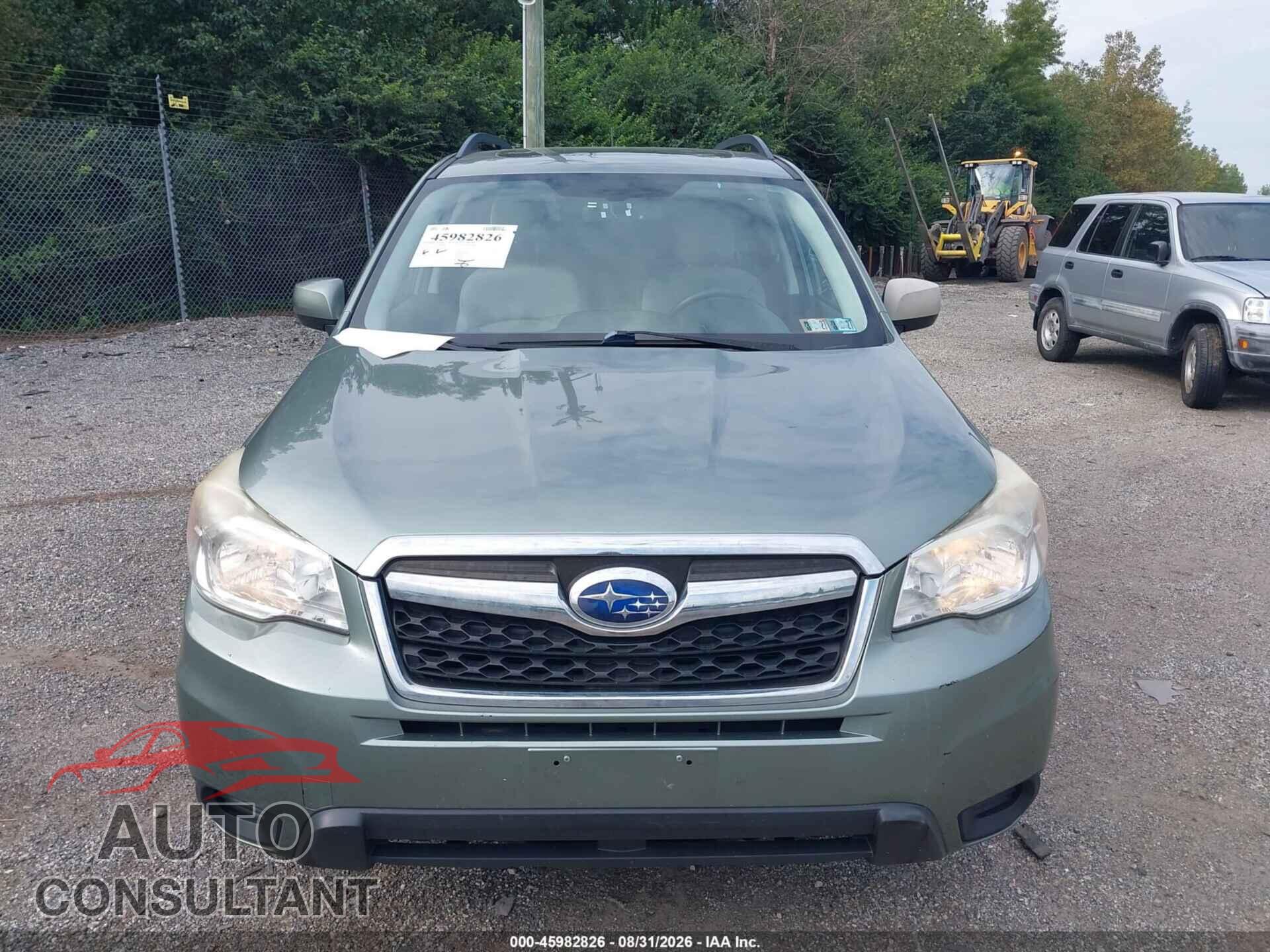 SUBARU FORESTER 2014 - JF2SJAEC3EH472475
