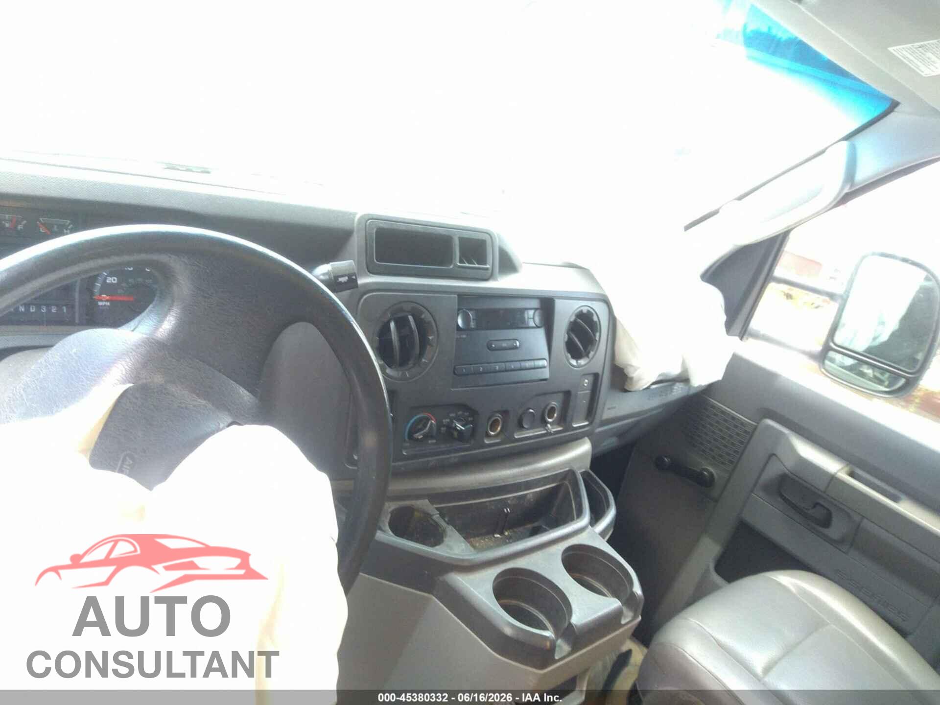 FORD E-450 CUTAWAY 2013 - 1FDXE4FL3DDA89680
