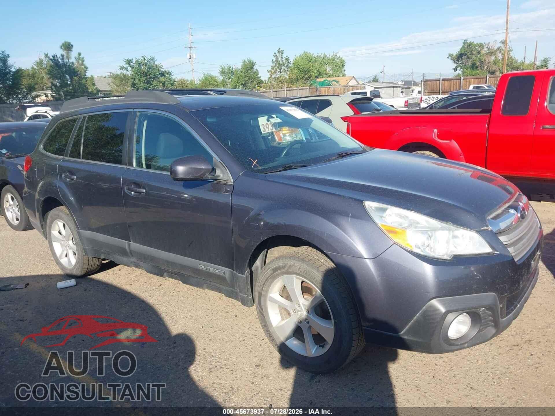 SUBARU OUTBACK 2014 - 4S4BRBDC4E3237607