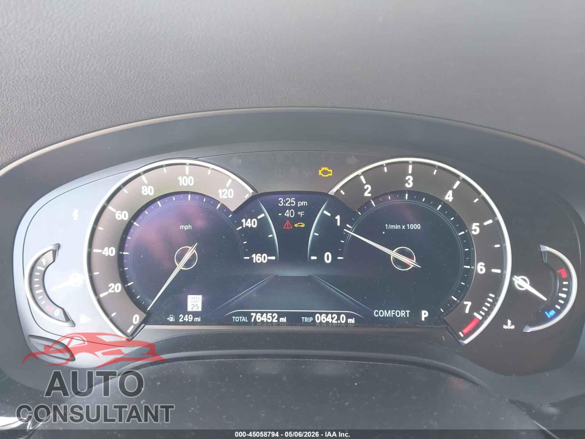 BMW 530I 2019 - WBAJA5C53KBX88198