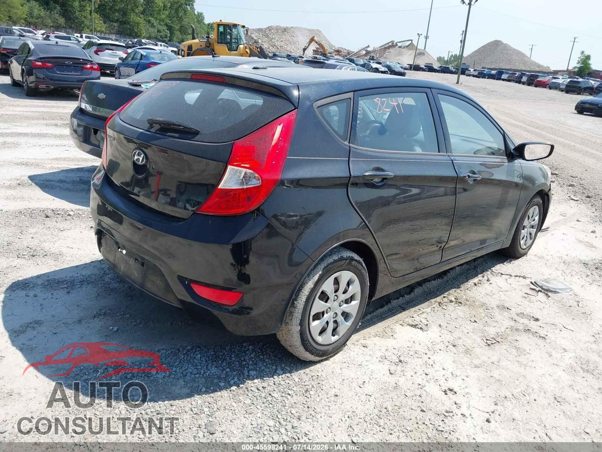 HYUNDAI ACCENT 2015 - KMHCT5AE5FU205970