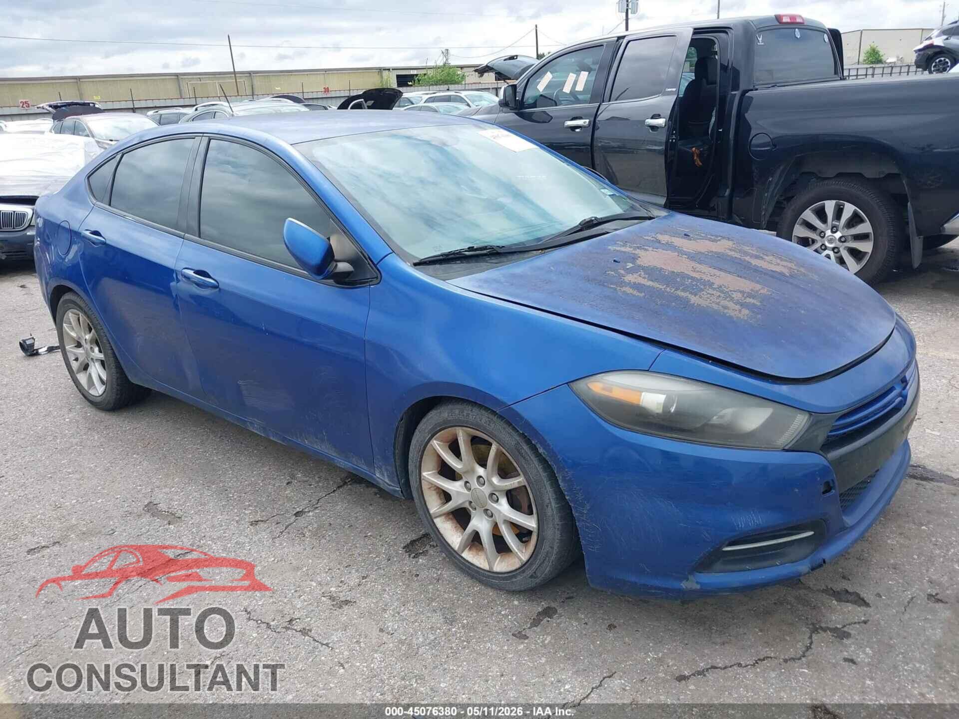 DODGE DART 2013 - 1C3CDFBA7DD709084