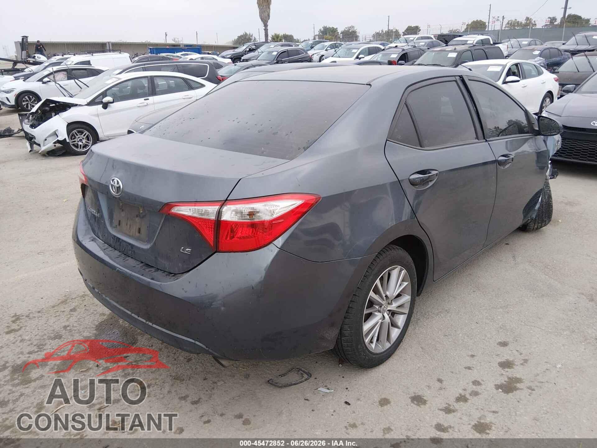 TOYOTA COROLLA 2014 - 2T1BURHE6EC166313