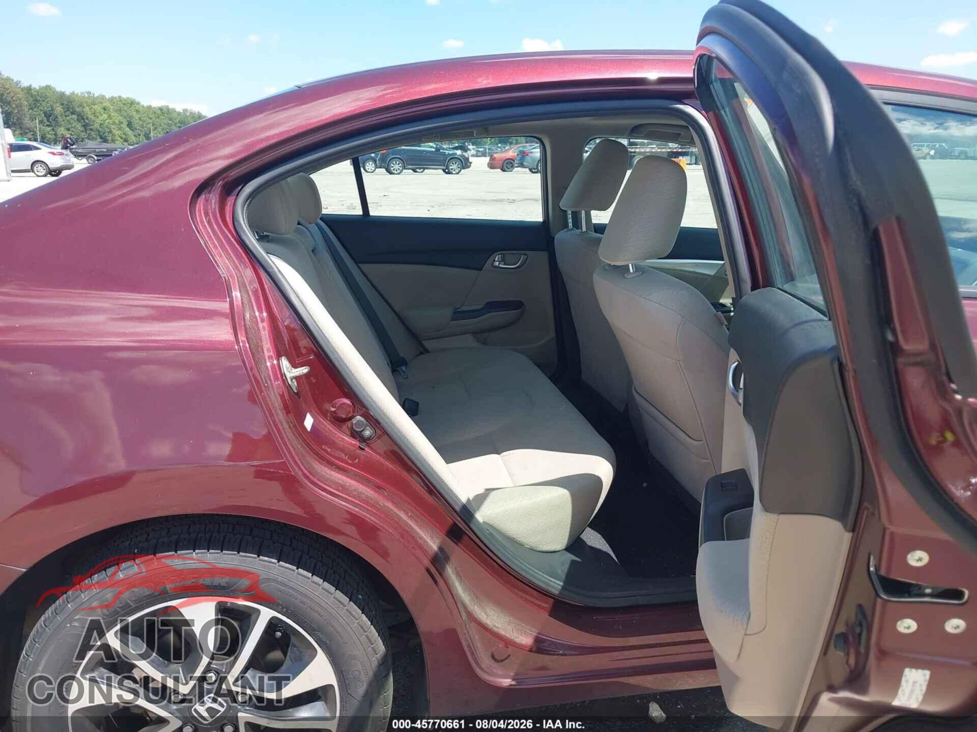 HONDA CIVIC 2013 - 19XFB2F8XDE010786