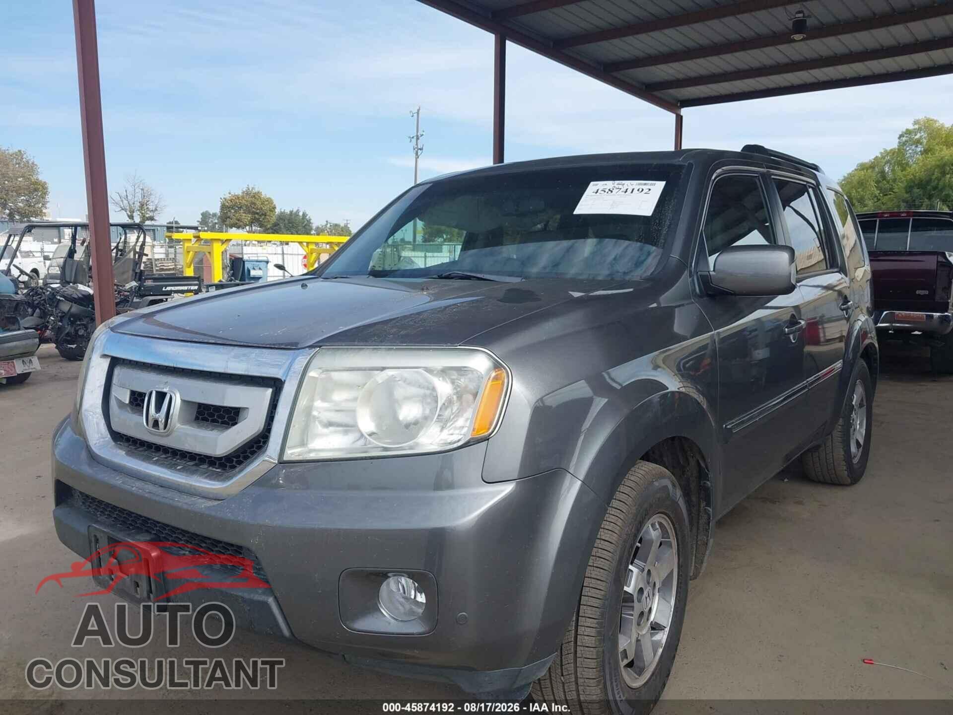 HONDA PILOT 2011 - 5FNYF4H99BB001907