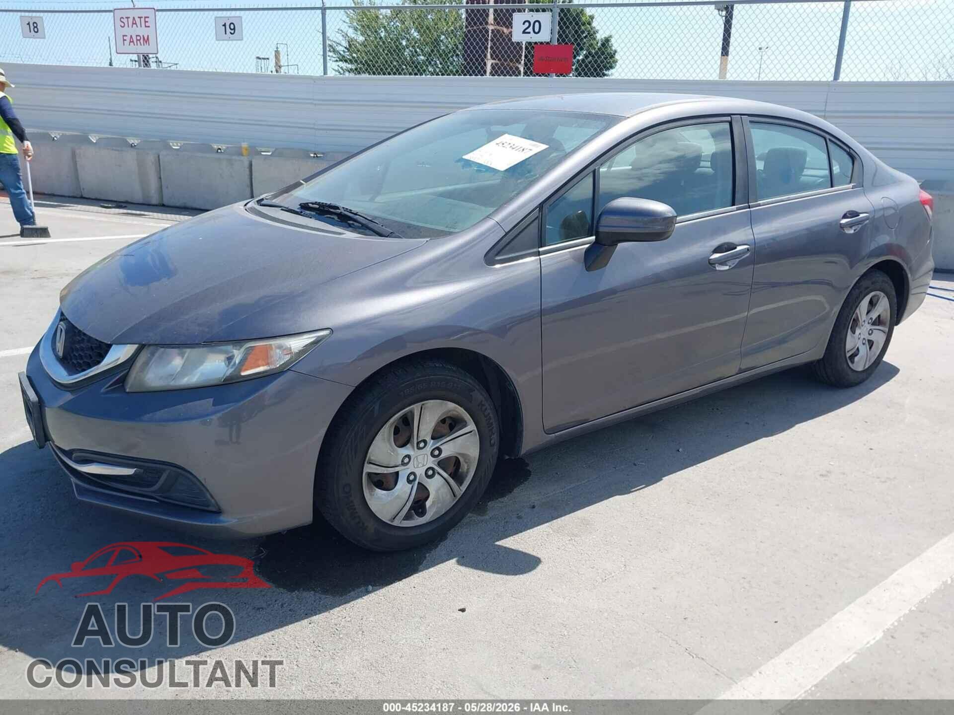 HONDA CIVIC 2014 - 19XFB2F51EE227943
