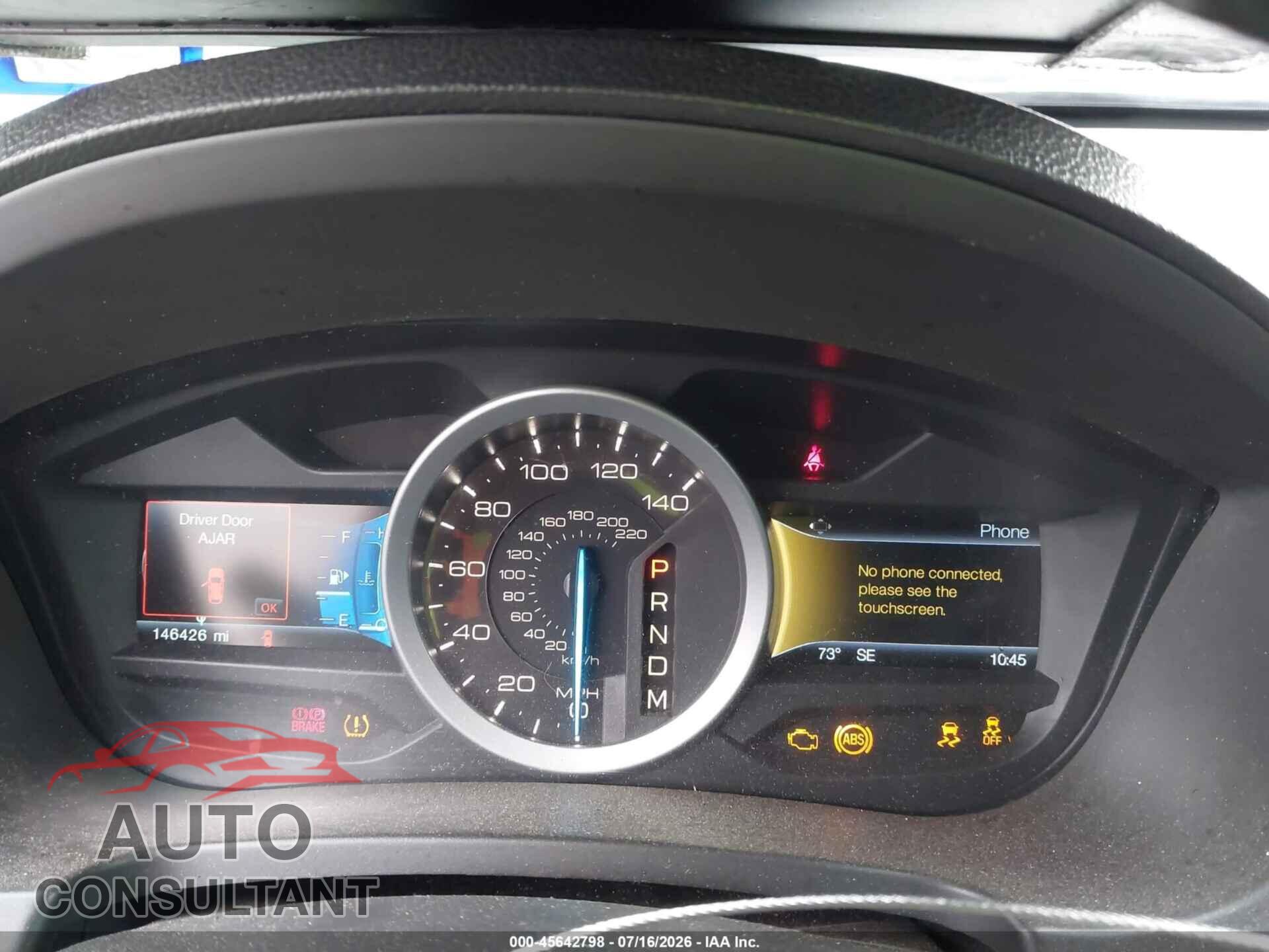 FORD EXPLORER 2015 - 1FM5K7D89FGC15560