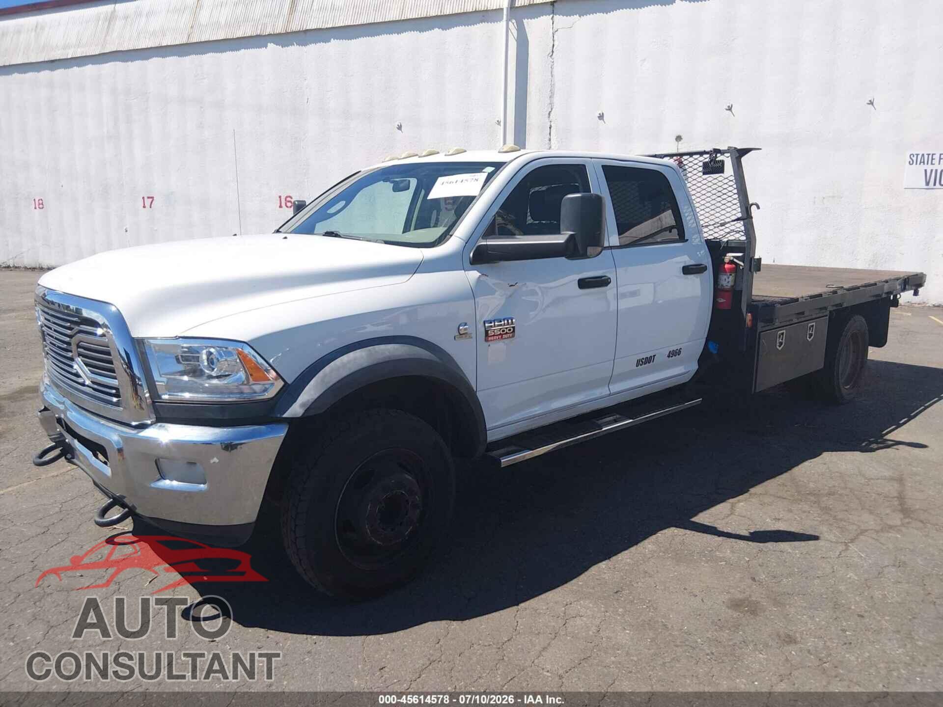 DODGE RAM 5500 2011 - 3D6WU7CL4BG615267