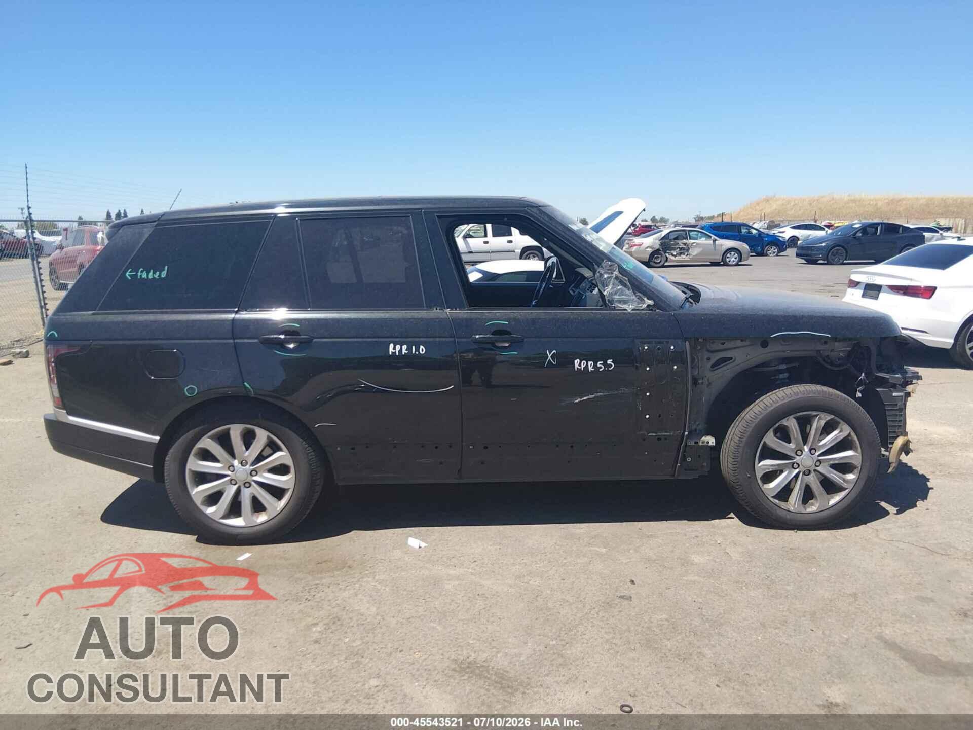 LAND ROVER RANGE ROVER 2016 - SALGS2KF7GA294855