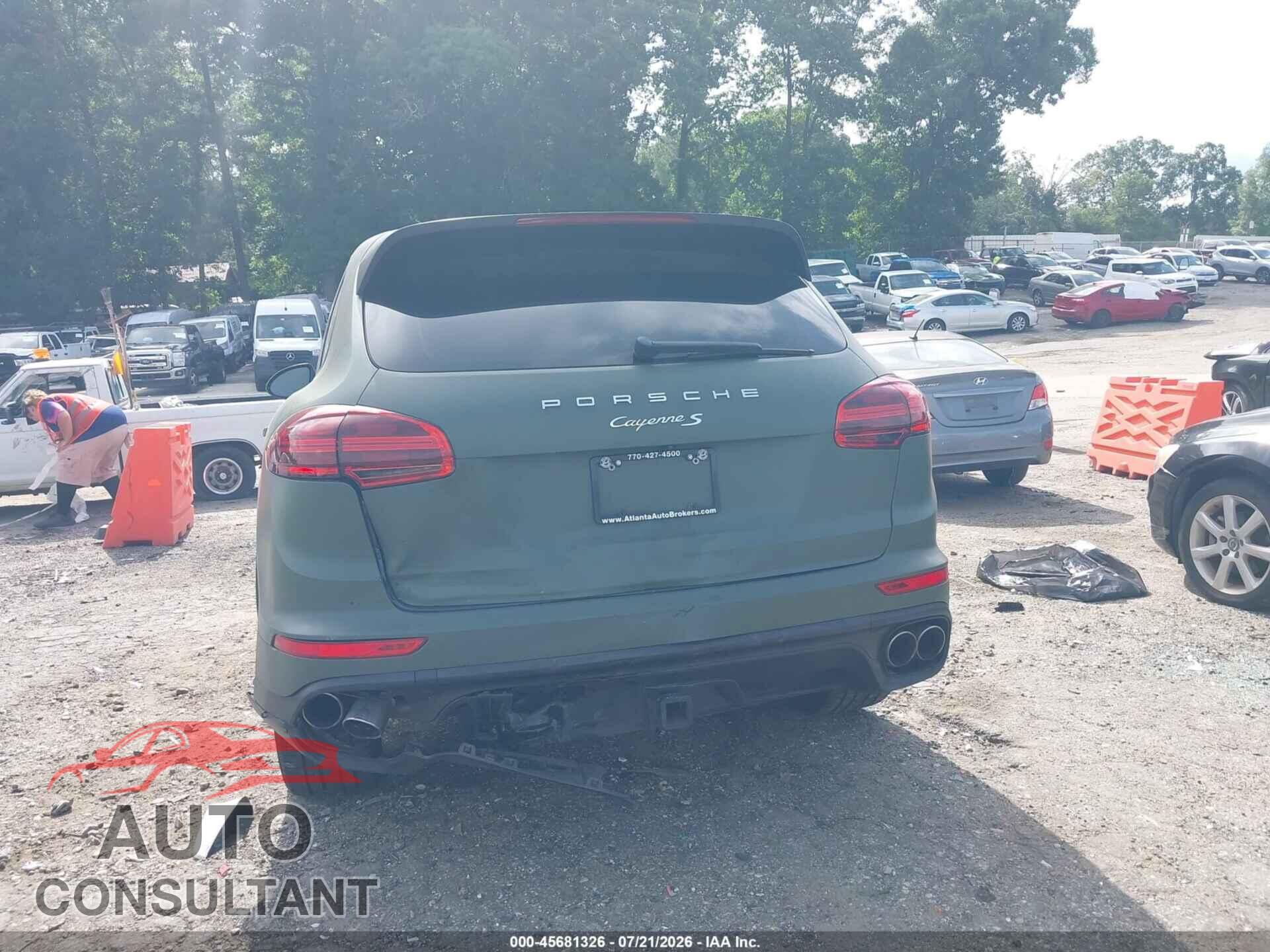 PORSCHE CAYENNE 2015 - WP1AB2A22FLA56408