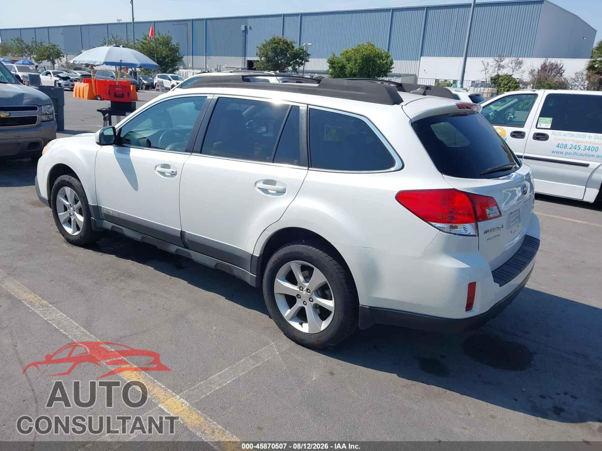 SUBARU OUTBACK 2013 - 4S4BRDPC9D2237114