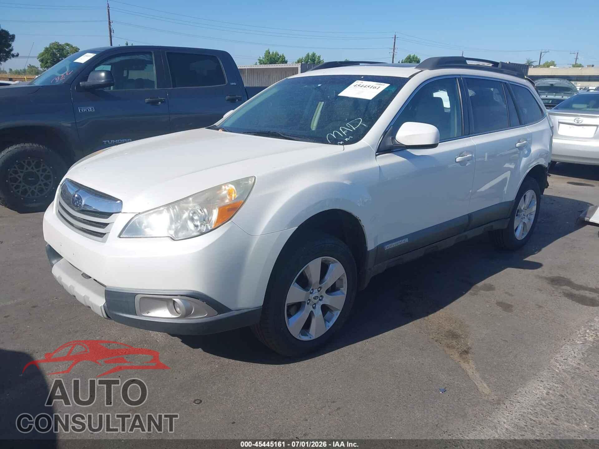 SUBARU OUTBACK 2012 - 4S4BRBLC7C3242007