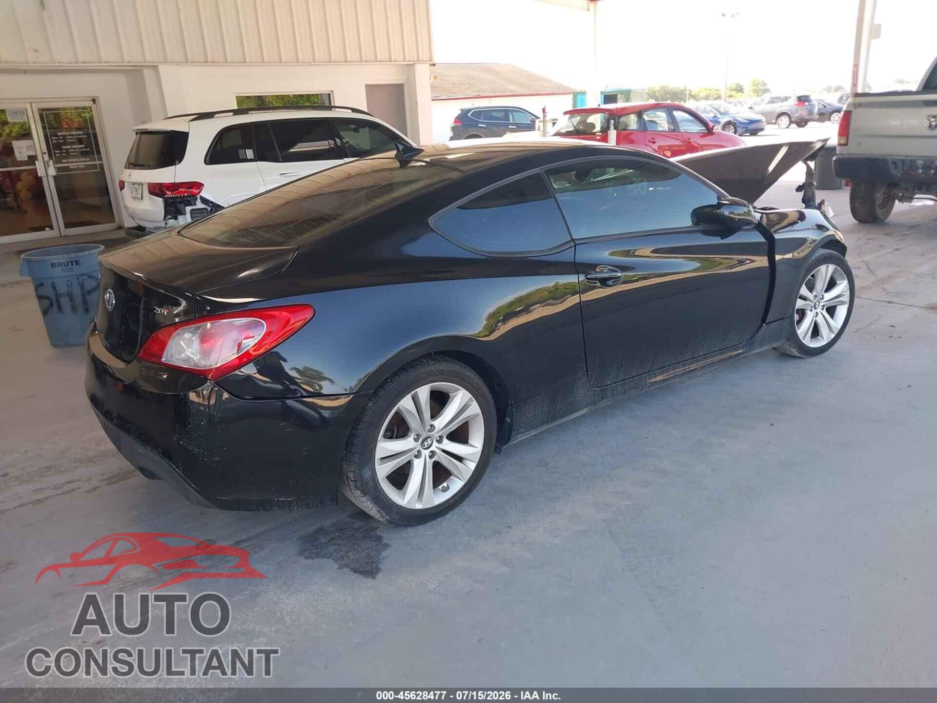 HYUNDAI GENESIS 2012 - KMHHT6KD9CU074409