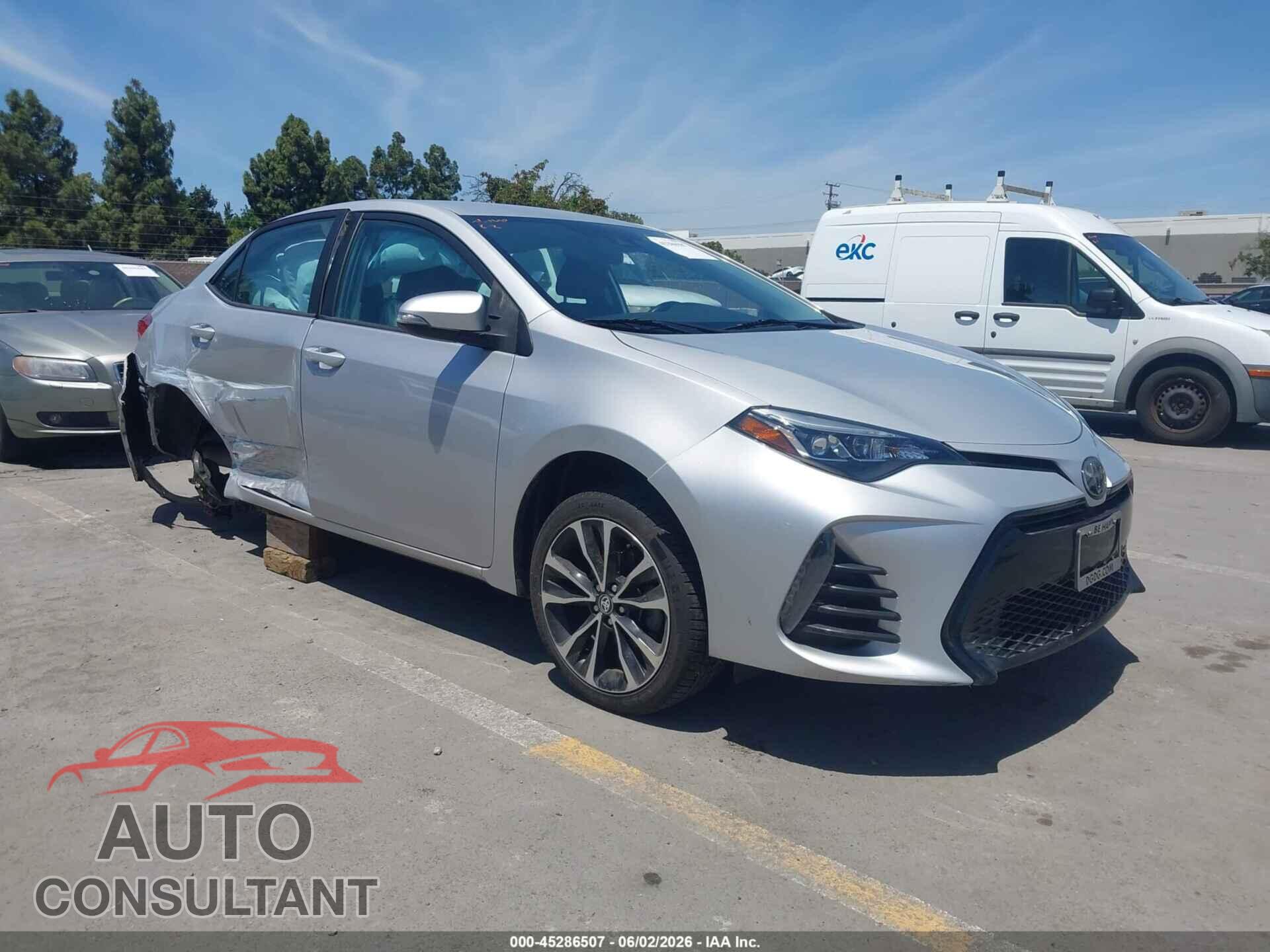 TOYOTA COROLLA 2019 - 2T1BURHE2KC172752