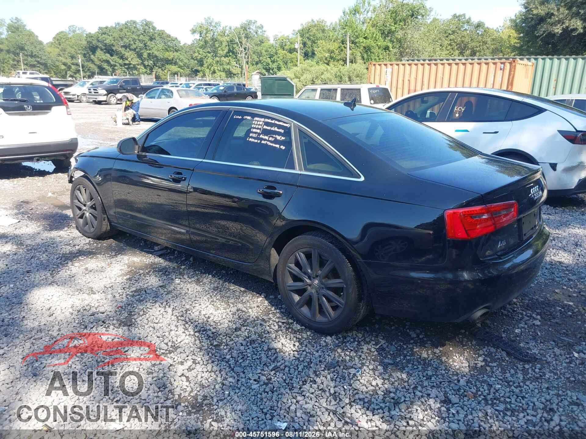 AUDI A6 2013 - WAUGFAFC4DN146217