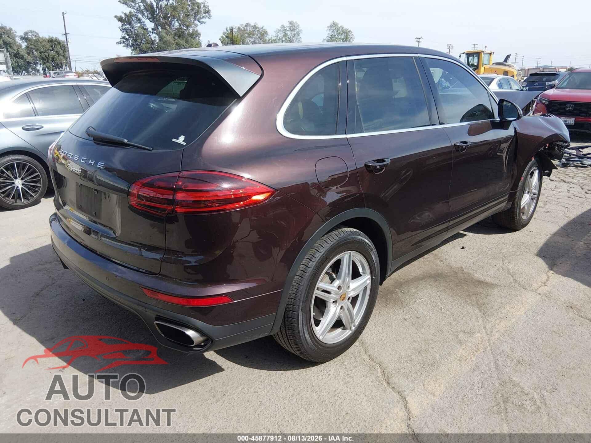 PORSCHE CAYENNE 2016 - WP1AA2A25GLA01049