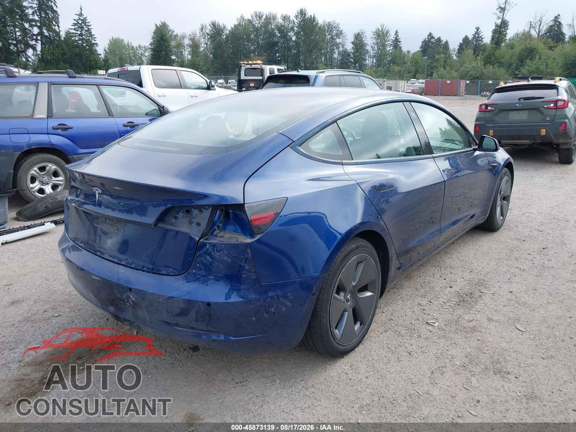 TESLA MODEL 3 2021 - 5YJ3E1EA1MF091616
