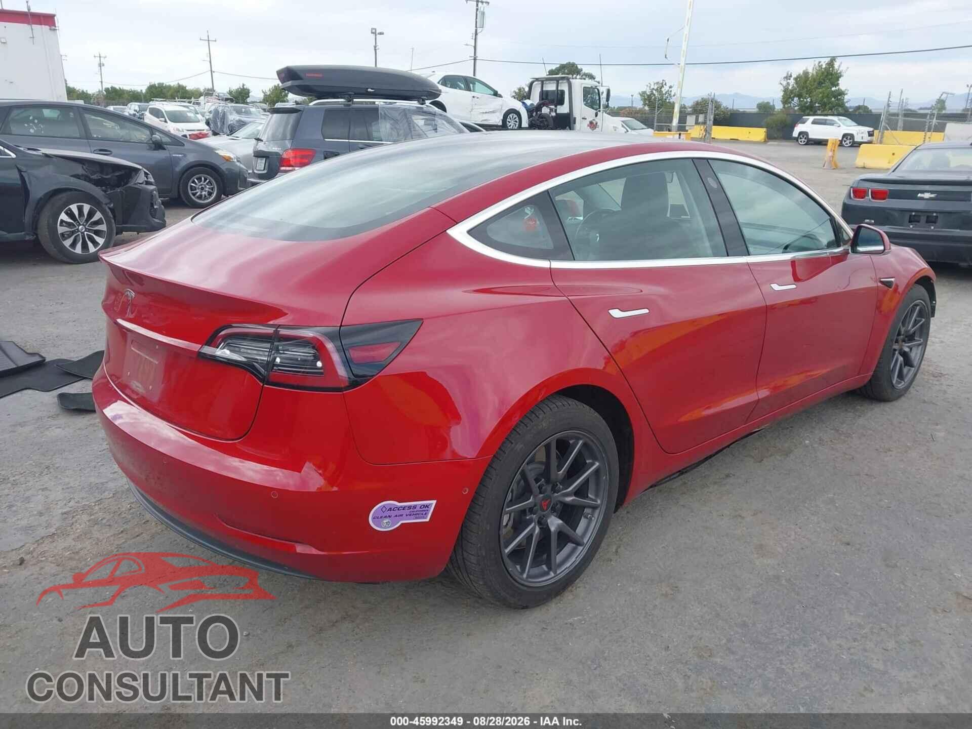TESLA MODEL 3 2018 - 5YJ3E1EB8JF084991