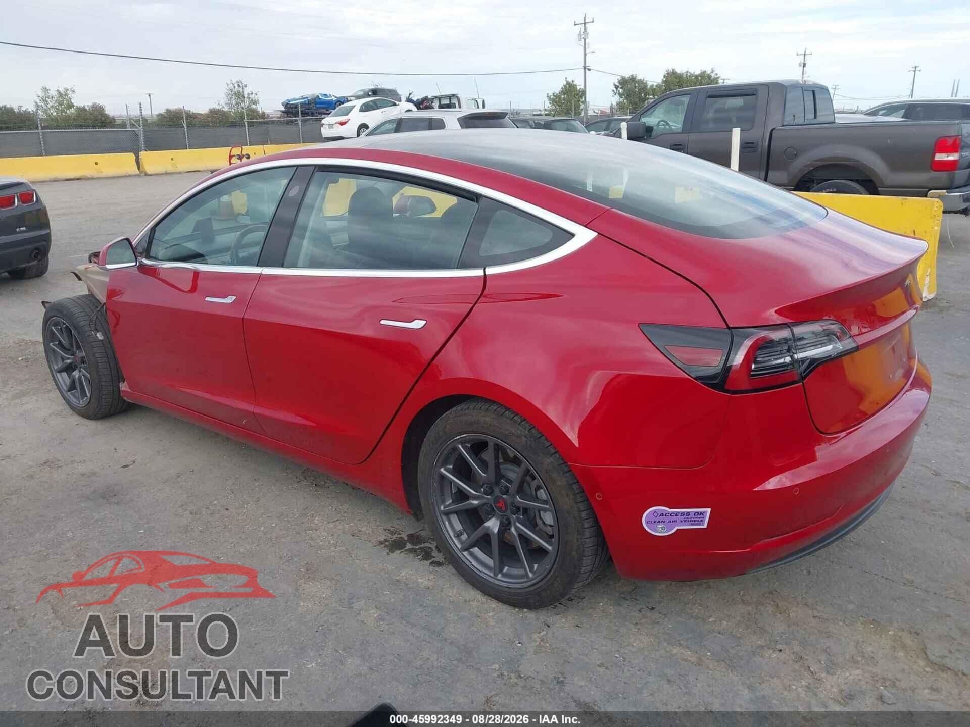 TESLA MODEL 3 2018 - 5YJ3E1EB8JF084991
