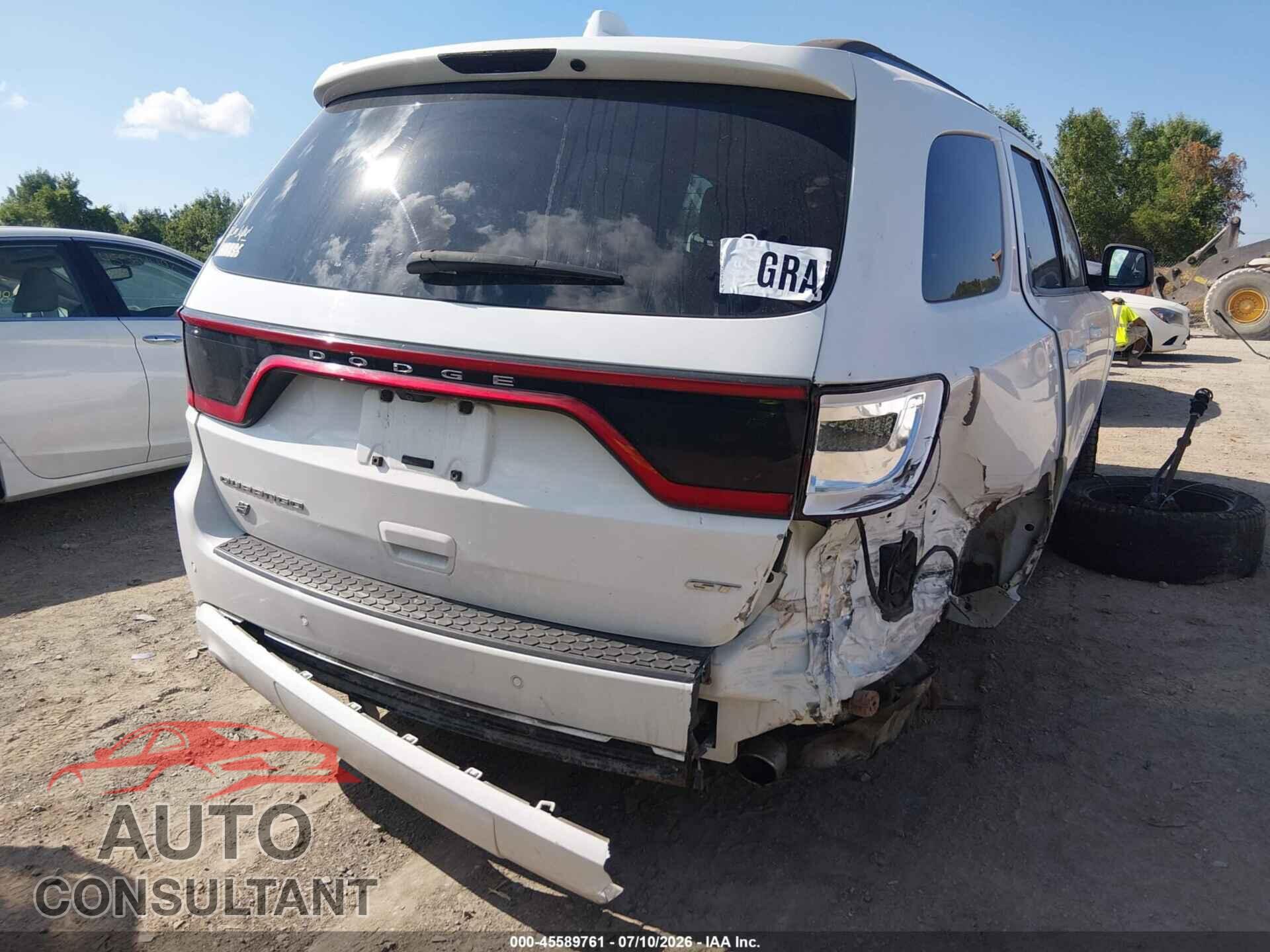 DODGE DURANGO 2019 - 1C4RDJDG5KC853438