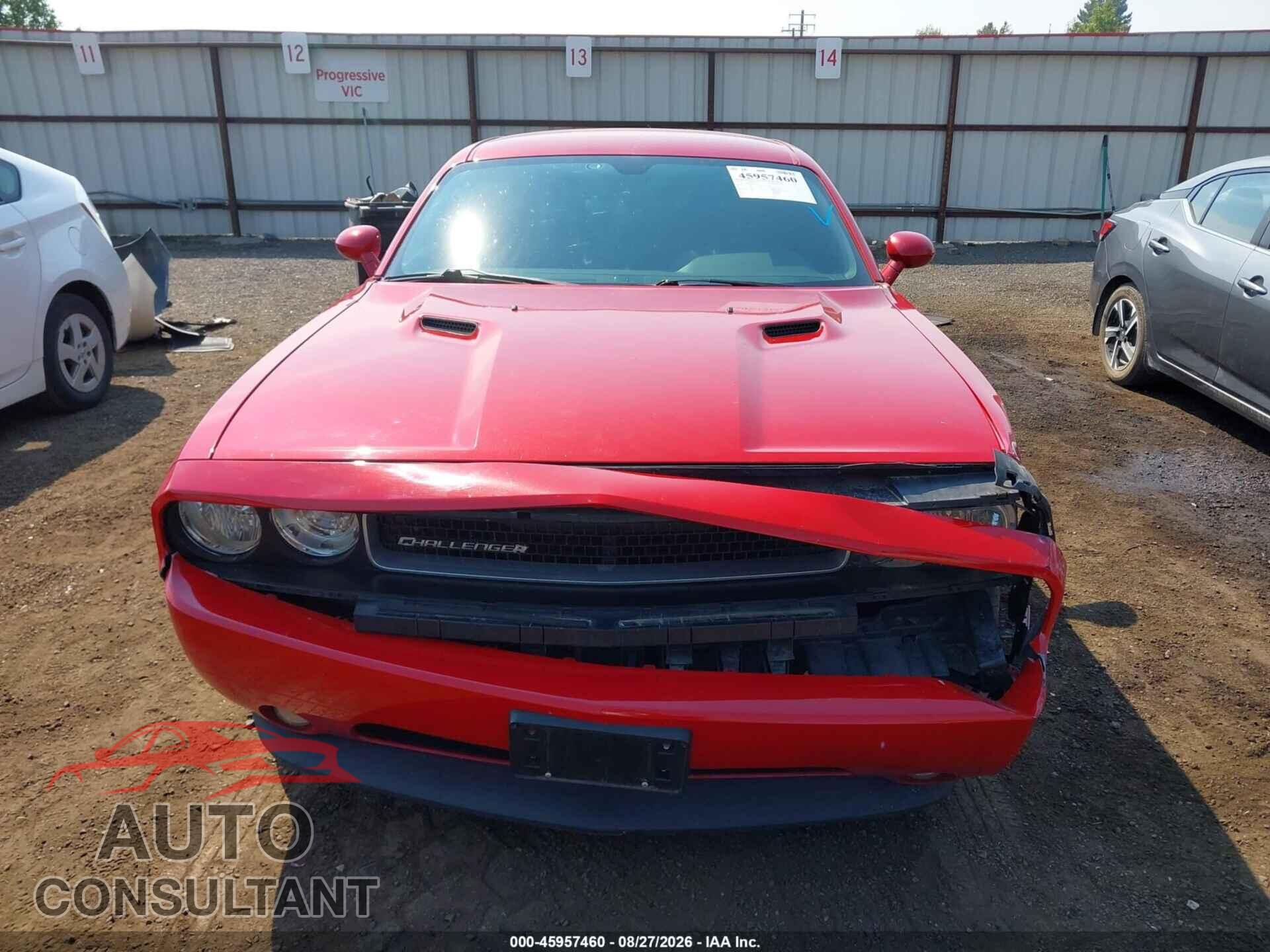DODGE CHALLENGER 2012 - 2C3CDYAG7CH142748