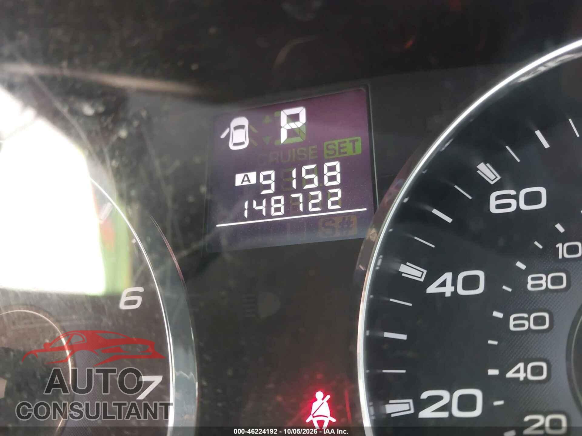 SUBARU OUTBACK 2011 - 4S4DRDKC4B2383103
