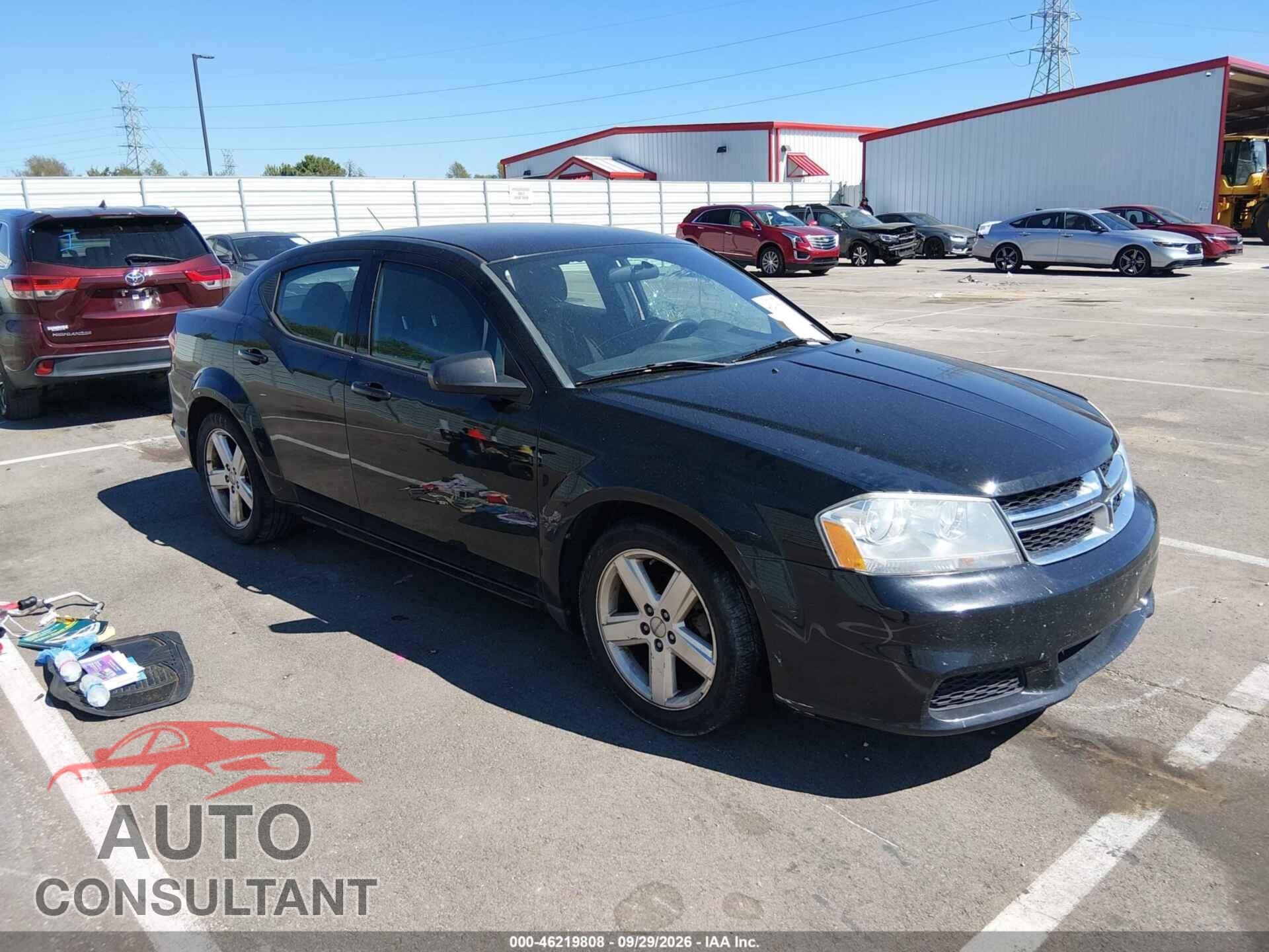 DODGE AVENGER 2013 - 1C3CDZAB0DN535008