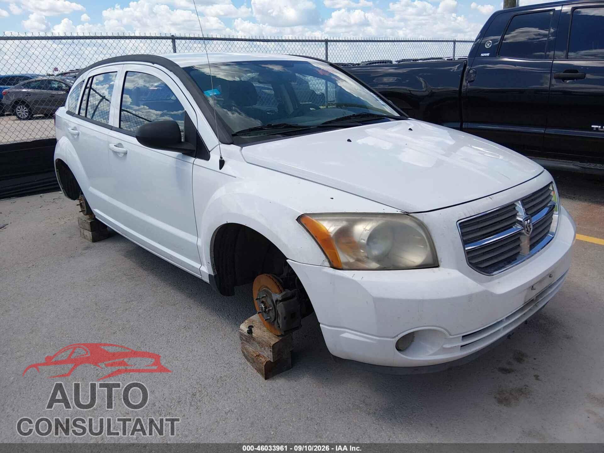 DODGE CALIBER 2012 - 1C3CDWDAXCD508274