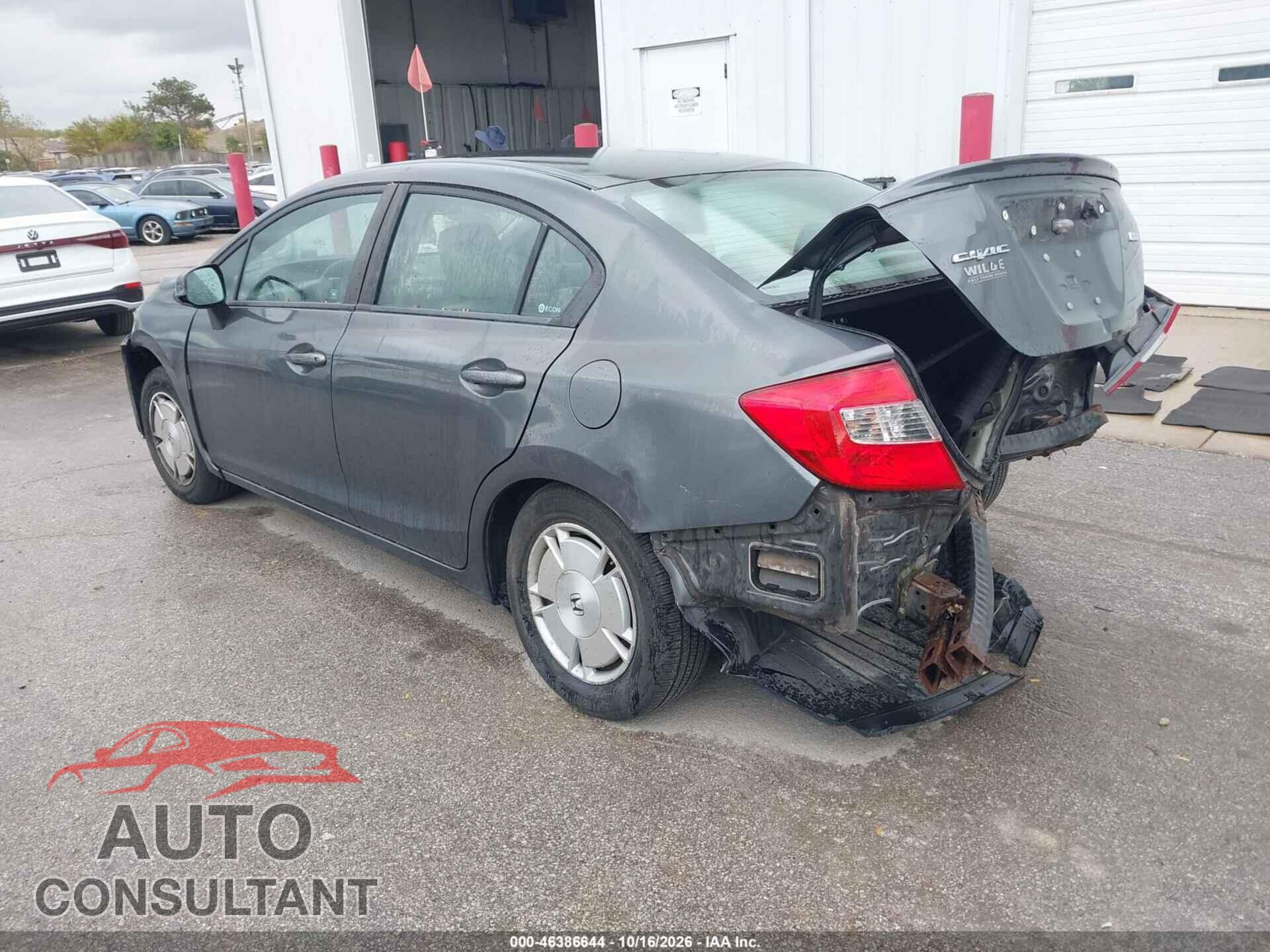 HONDA CIVIC 2012 - 2HGFB2F61CH518874