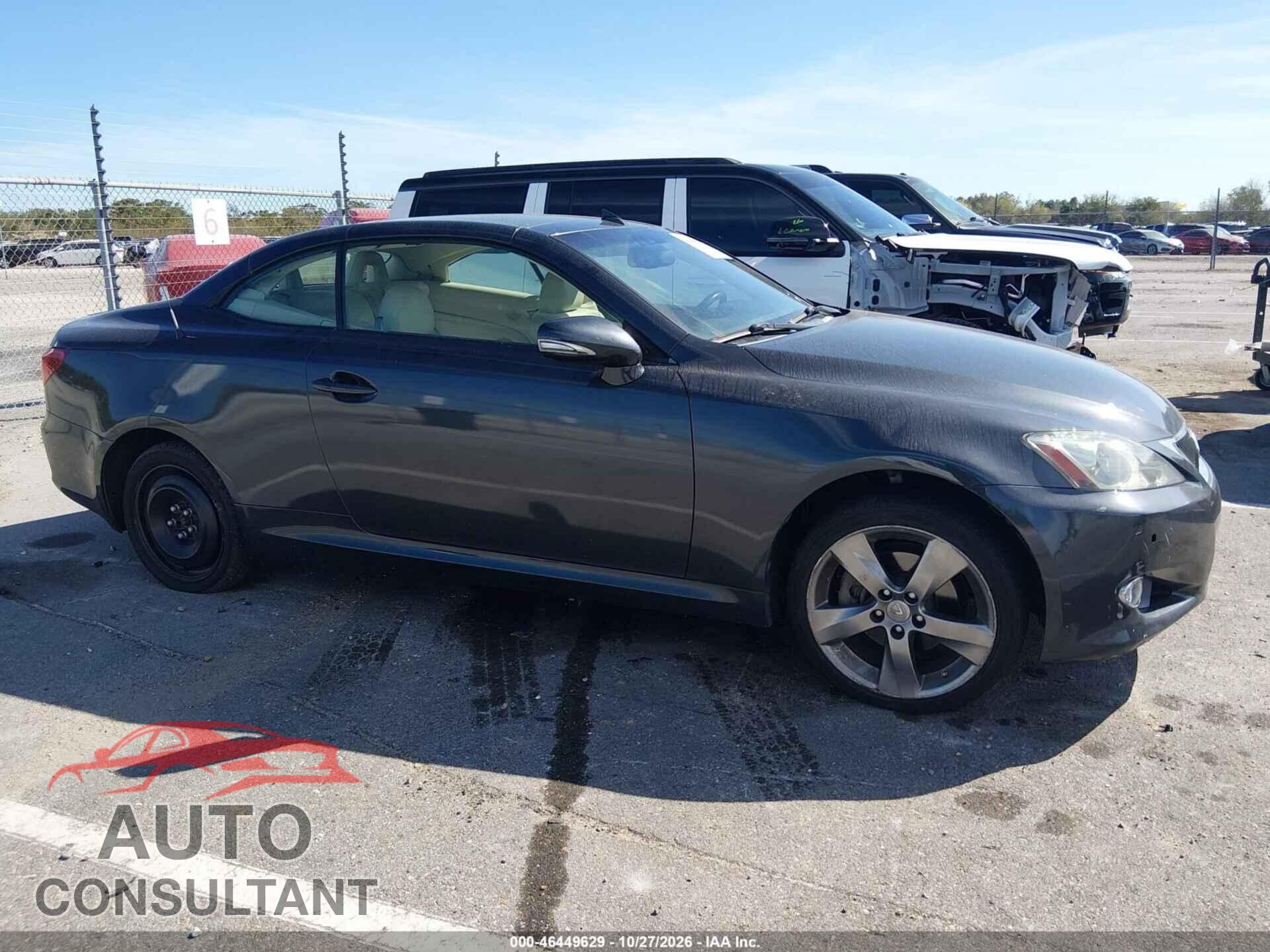 LEXUS IS 250C 2010 - JTHFF2C2XA2513990