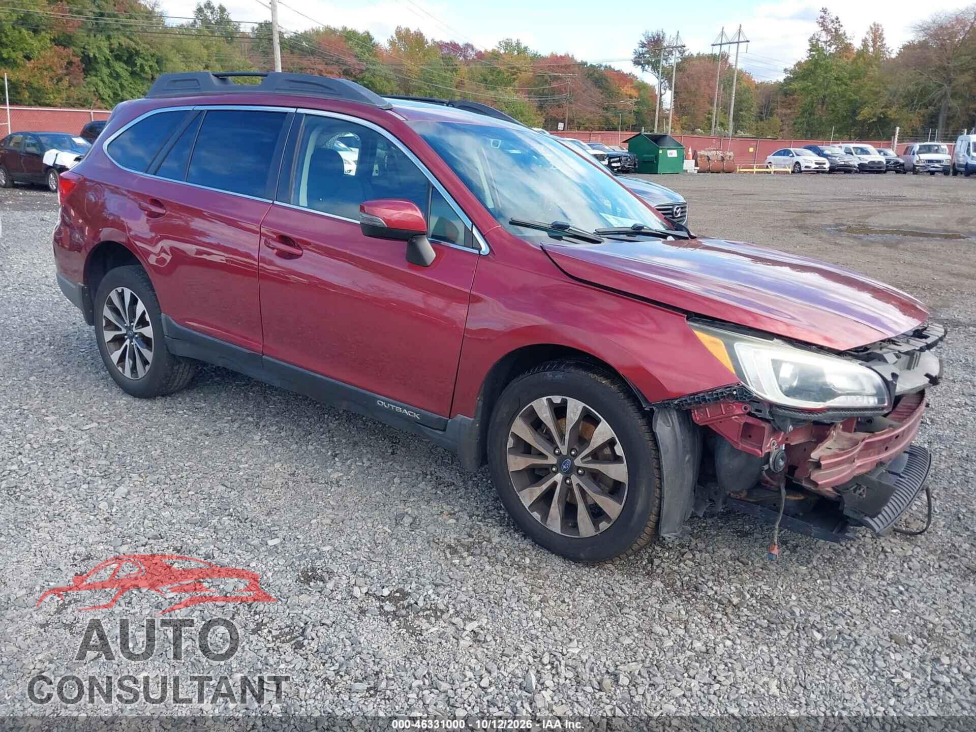 SUBARU OUTBACK 2016 - 4S4BSANC0G3246871