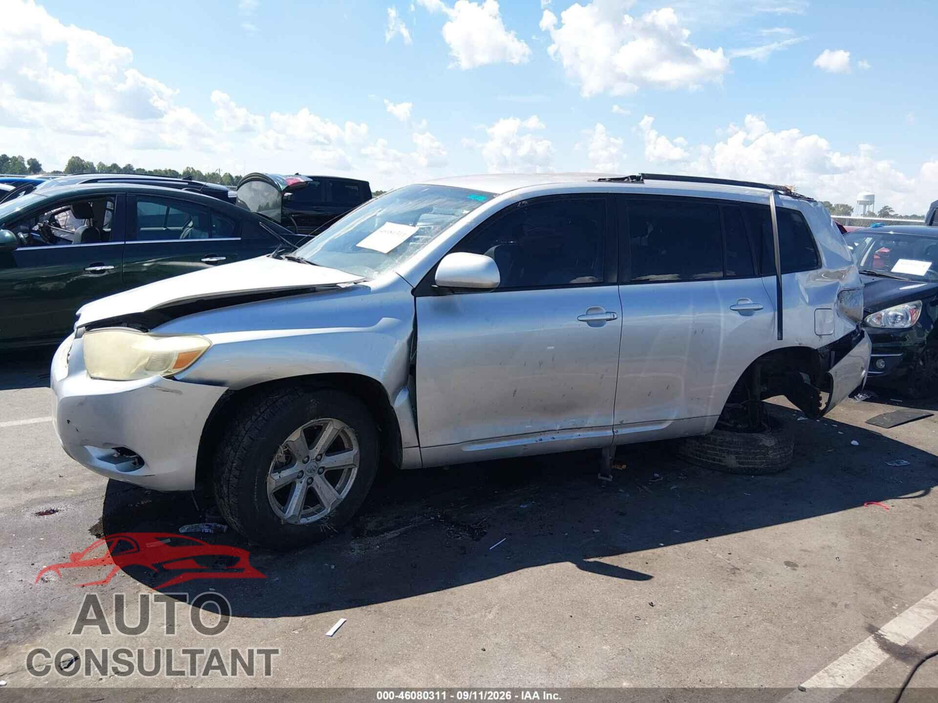 TOYOTA HIGHLANDER 2009 - JTEDA41A192004309