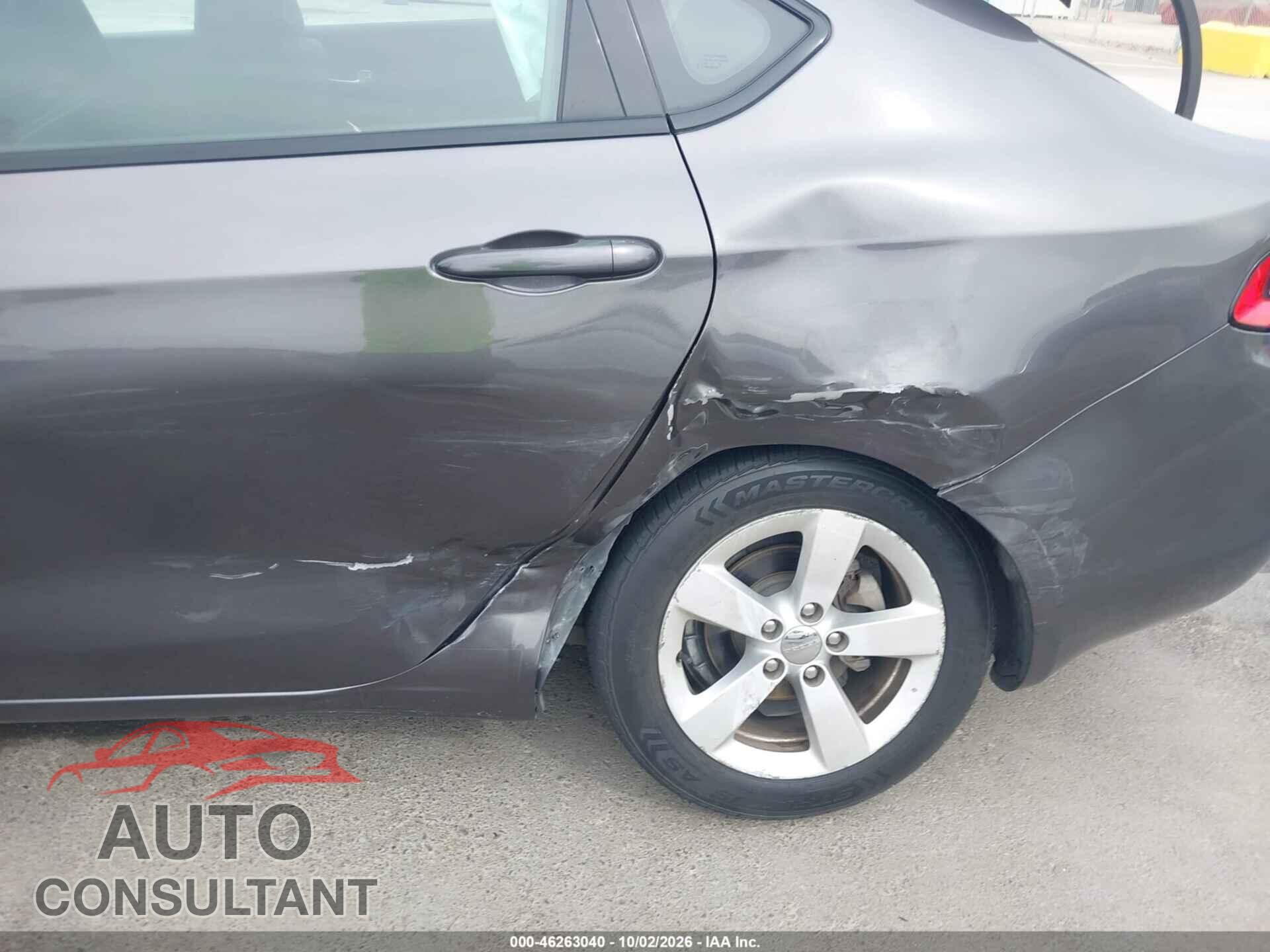DODGE DART 2016 - 1C3CDFBB7GD732958