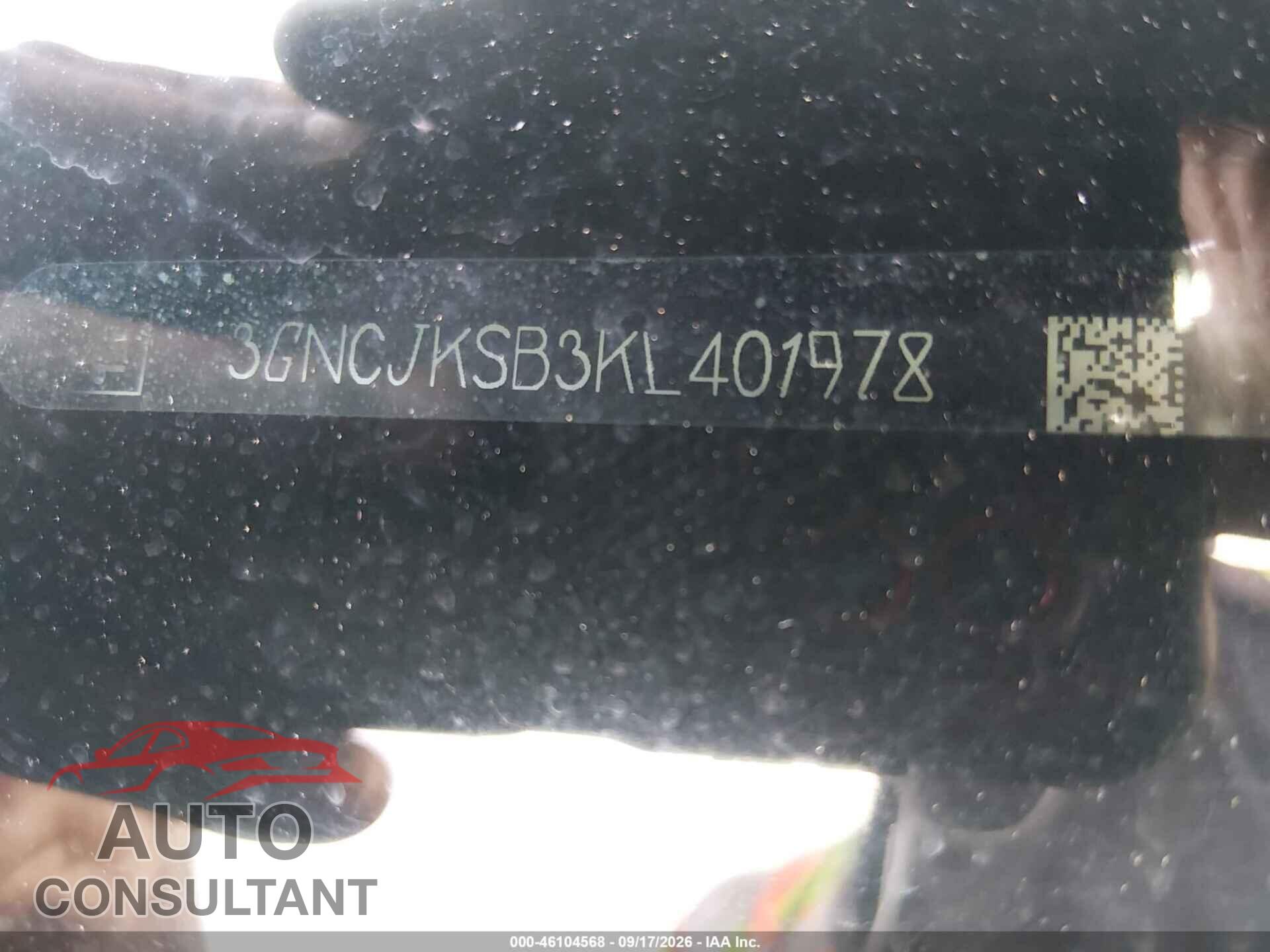 CHEVROLET TRAX 2019 - 3GNCJKSB3KL401978