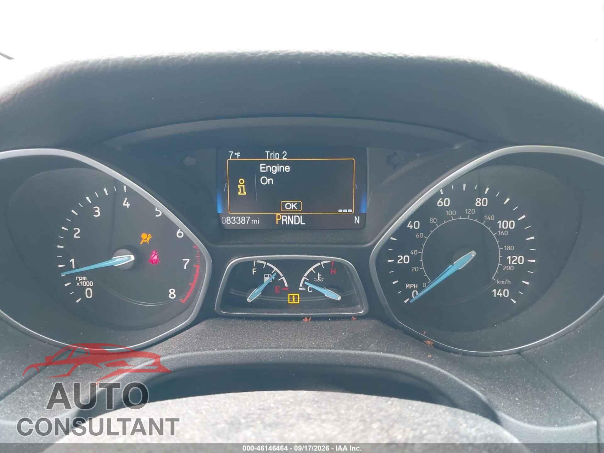 FORD FOCUS 2016 - 1FADP3K21GL253968