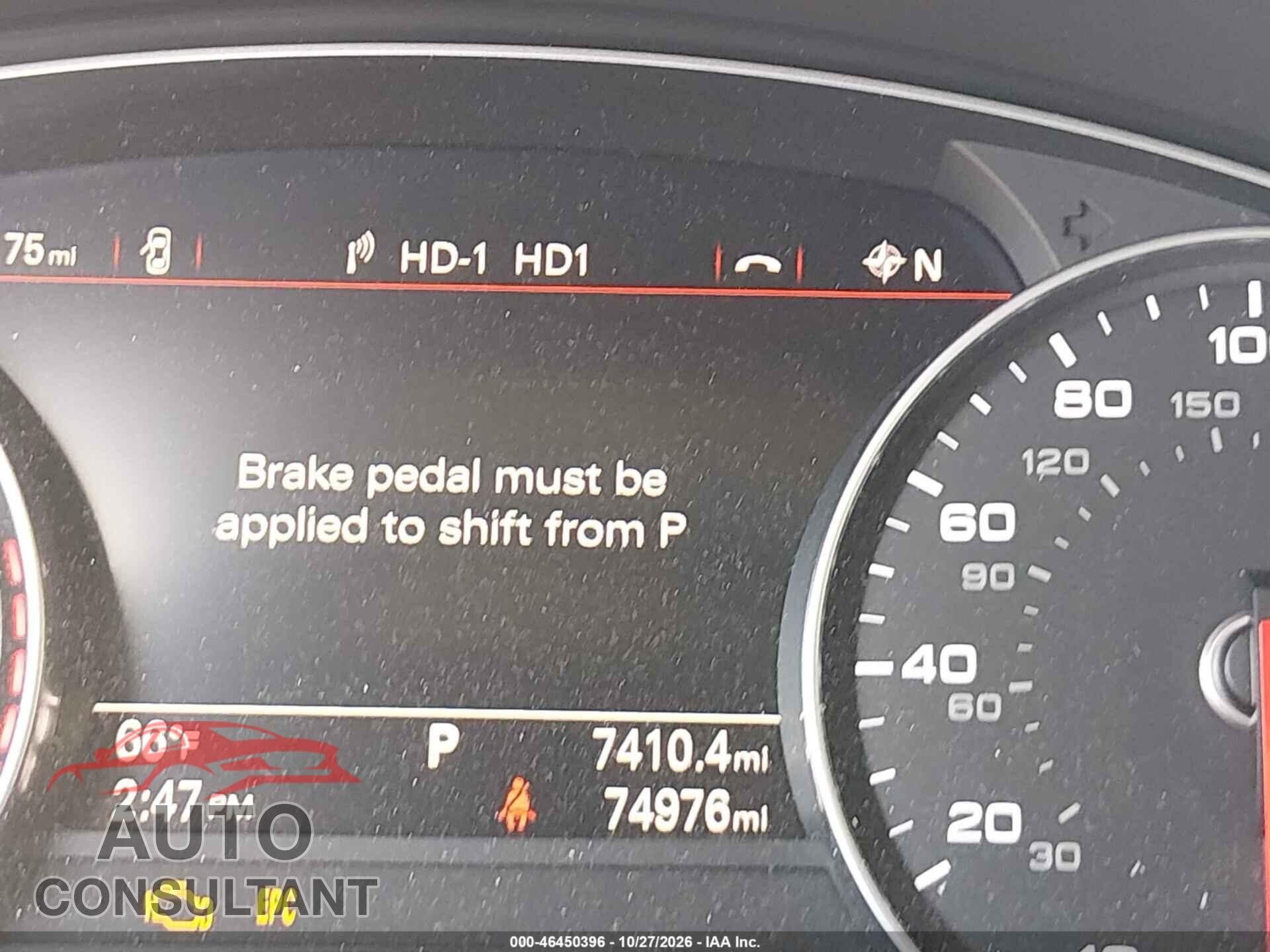 AUDI A6 2017 - WAUG8BFC2HN102027
