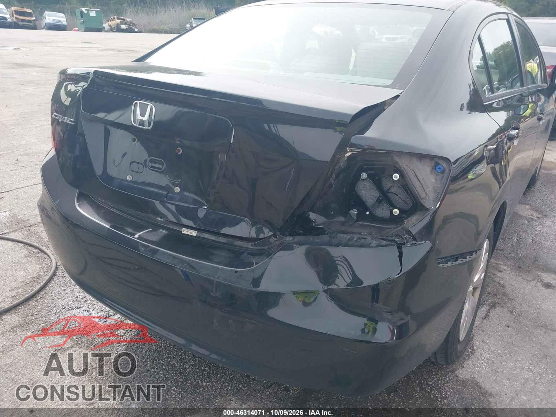 HONDA CIVIC 2012 - 19XFB2F56CE024771