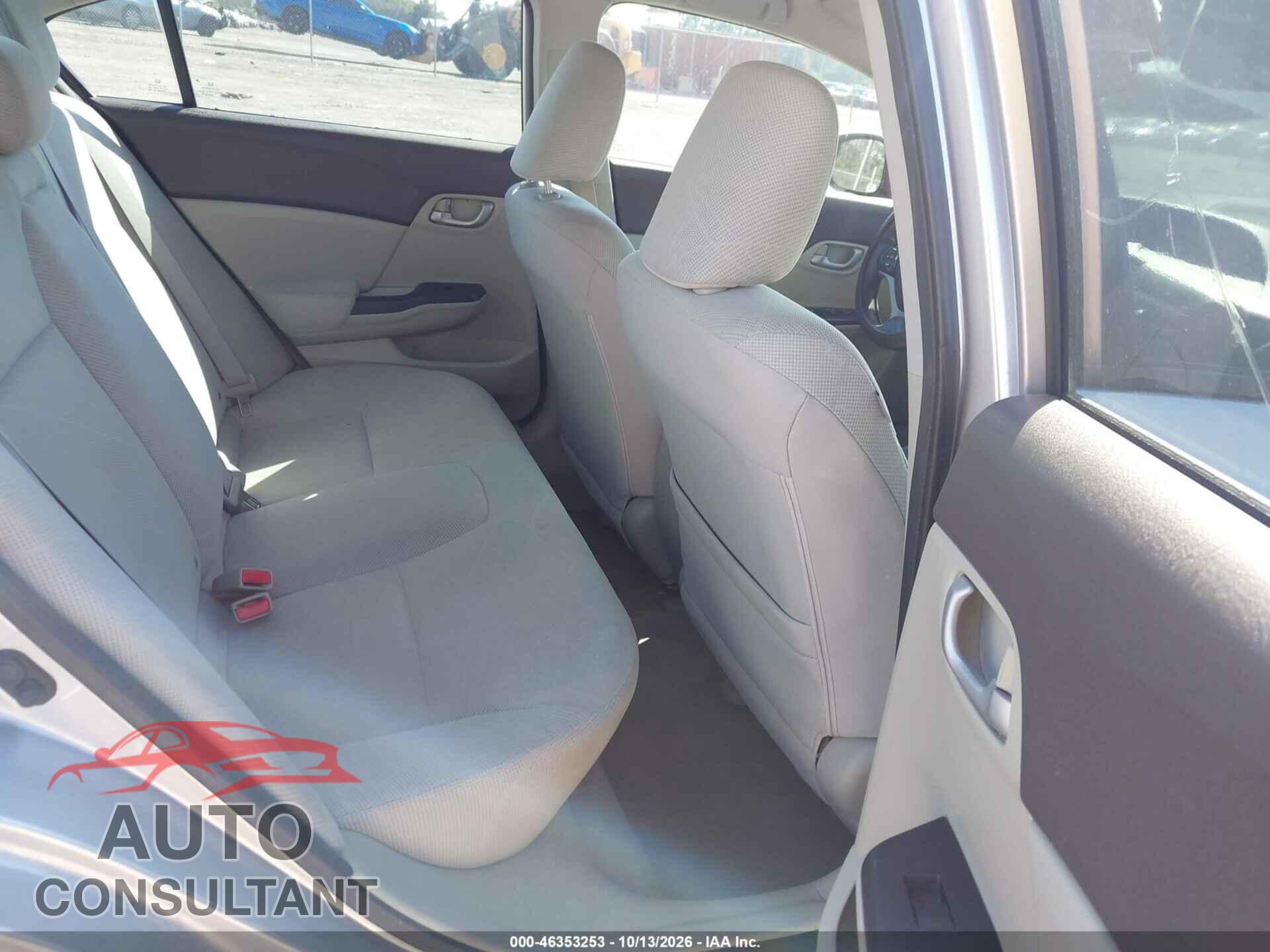 HONDA CIVIC 2012 - 19XFB2F54CE047532
