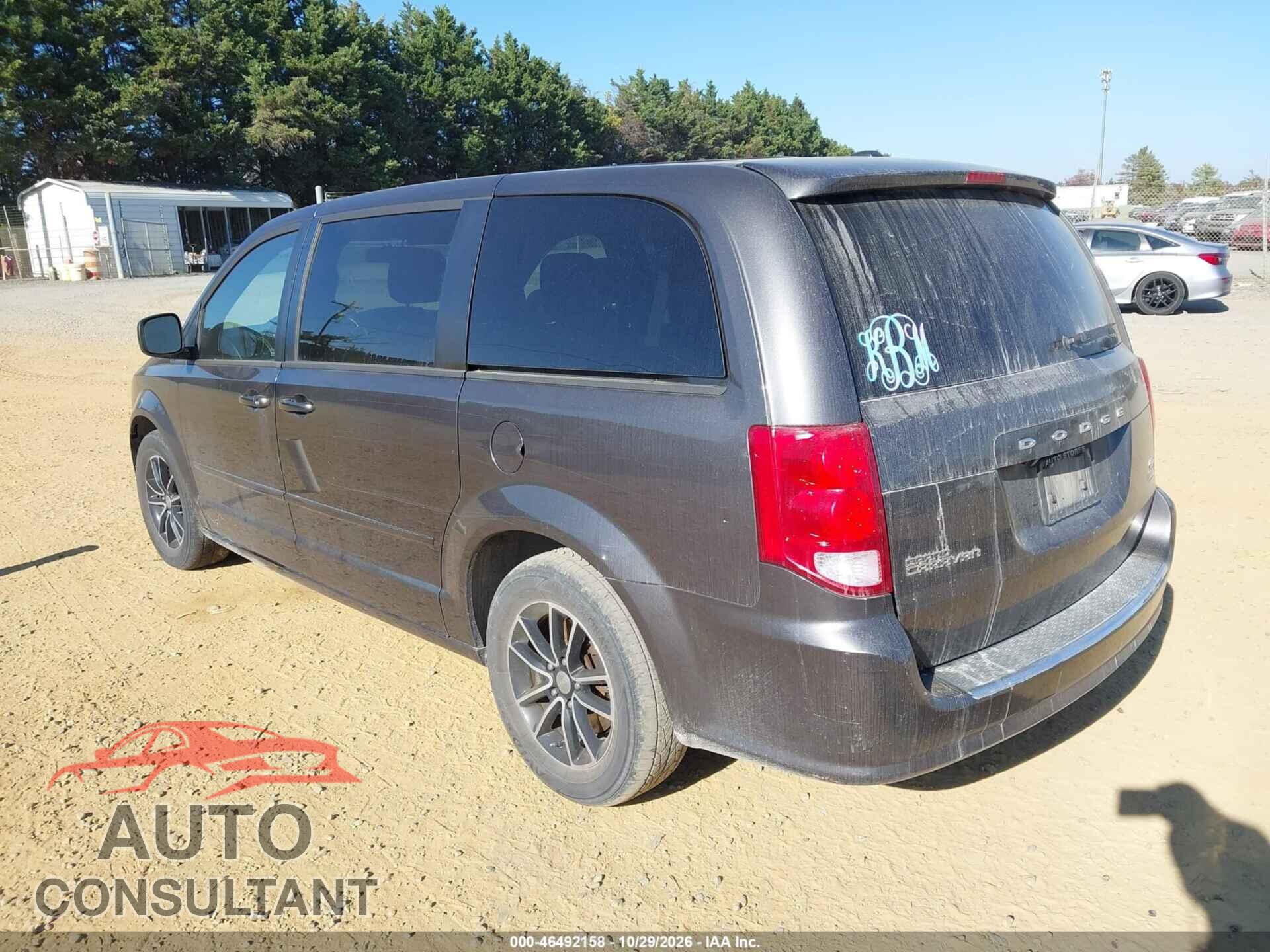 DODGE GRAND CARAVAN 2016 - 2C4RDGEG3GR139131