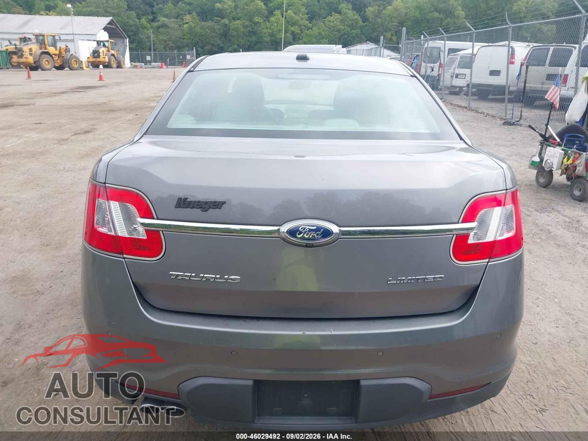 FORD TAURUS 2012 - 1FAHP2FW2CG129946