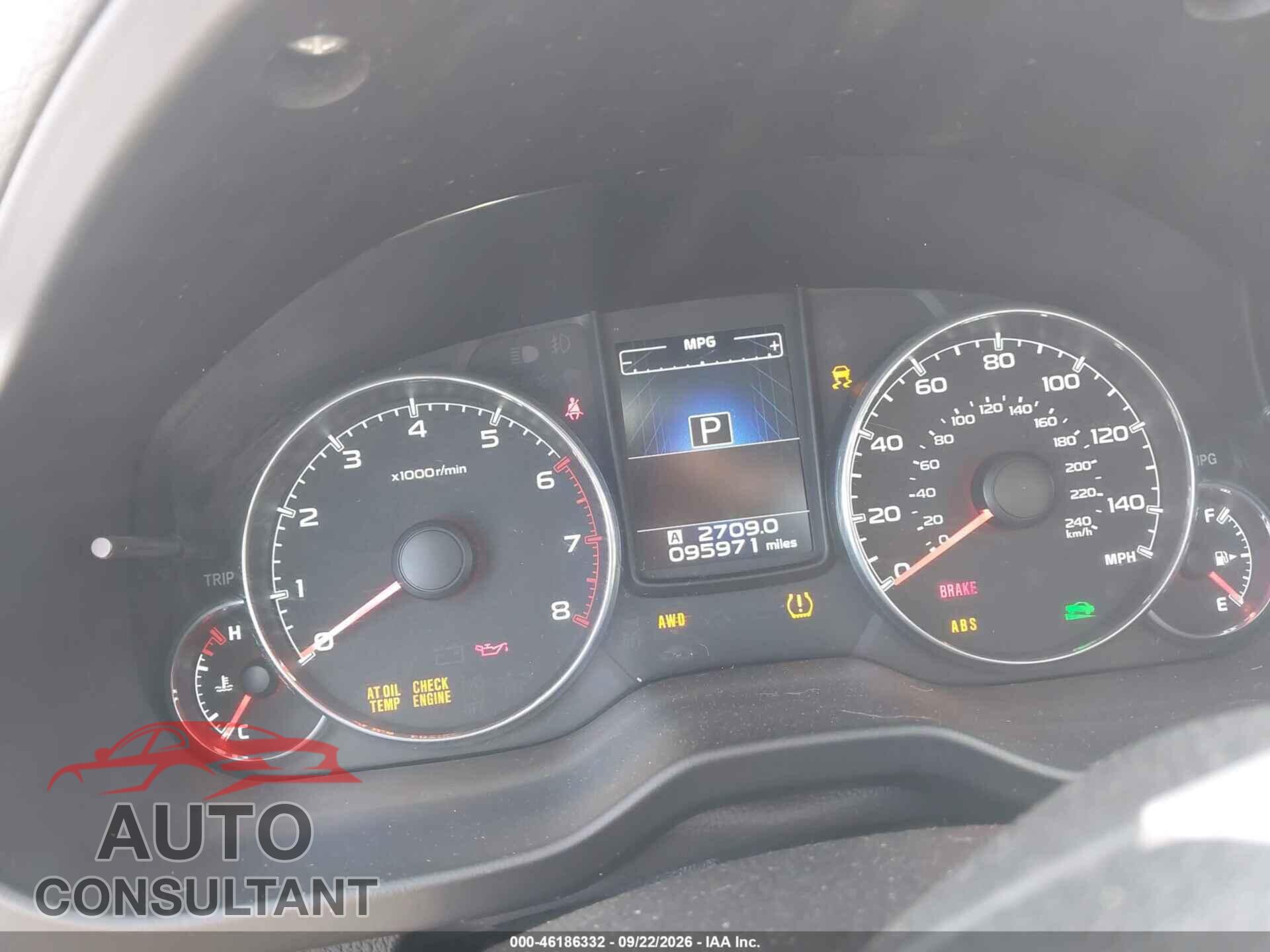 SUBARU OUTBACK 2014 - 4S4BRBLC4E3258717