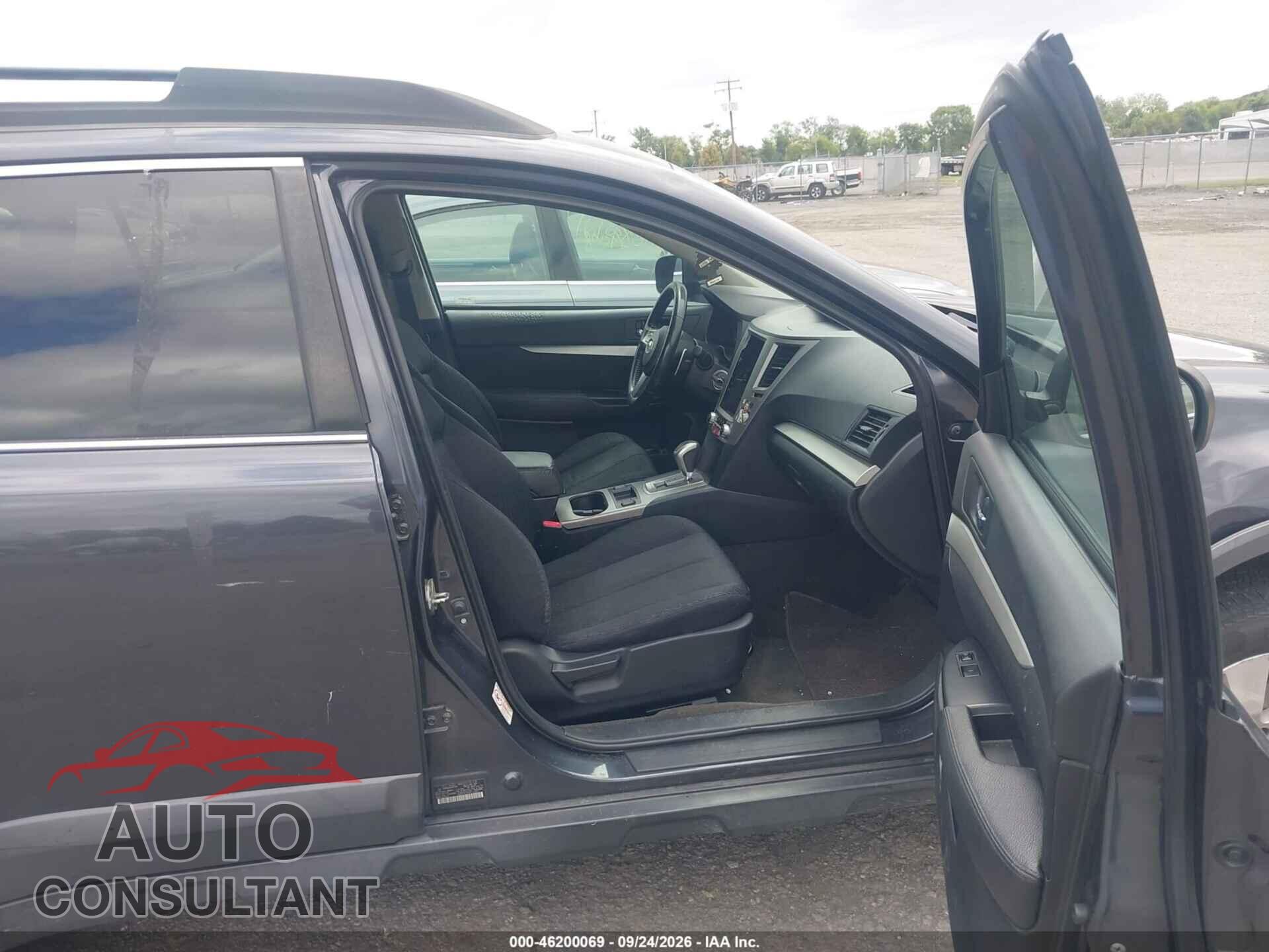 SUBARU OUTBACK 2011 - 4S4BRBCC5B3441829