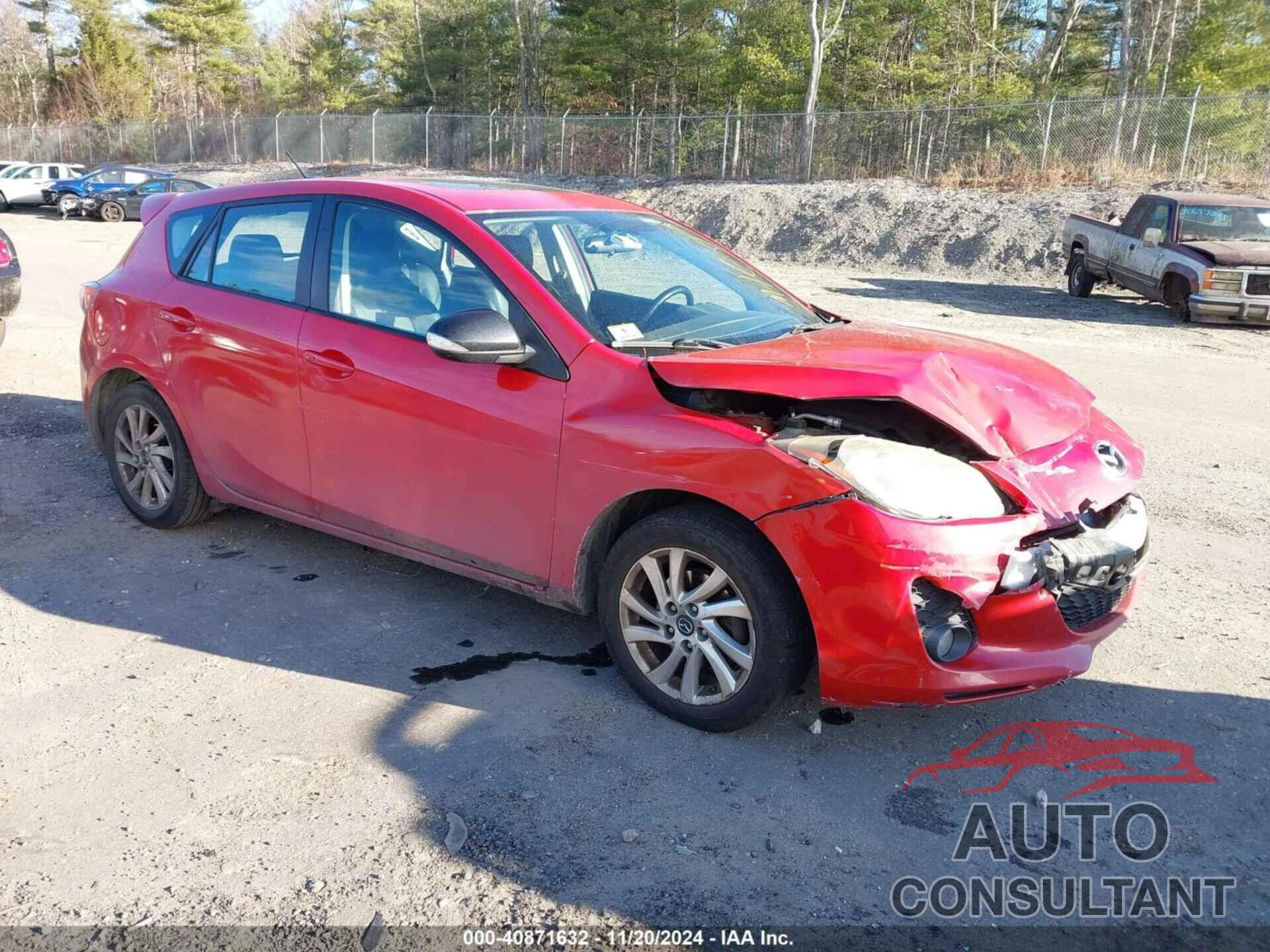 MAZDA MAZDA3 2013 - JM1BL1MP4D1796345