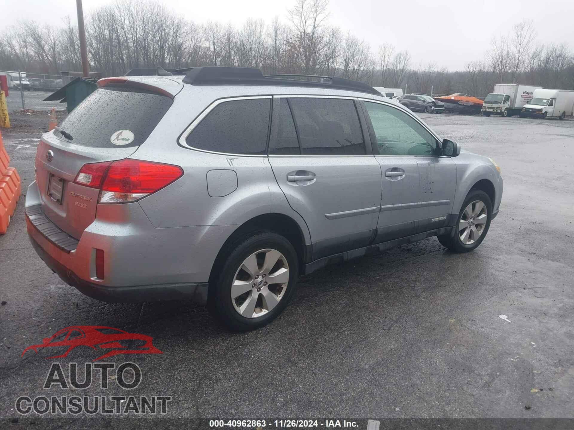 SUBARU OUTBACK 2012 - 4S4BRBKC4C3291036